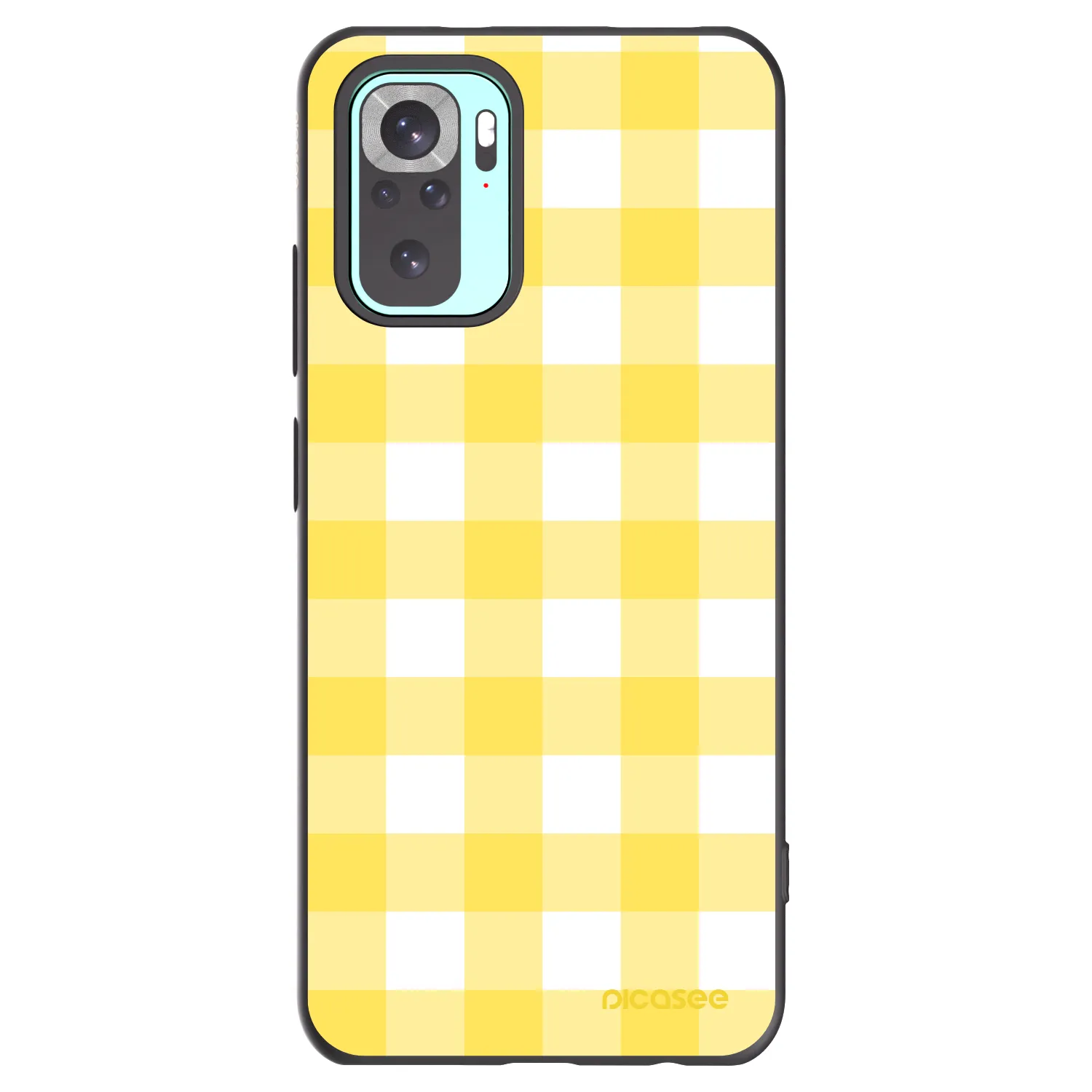 Picasee fekete szilikon tok az alábbi mobiltelefonokra Xiaomi Redmi Note 10 Pro - Gride lemon