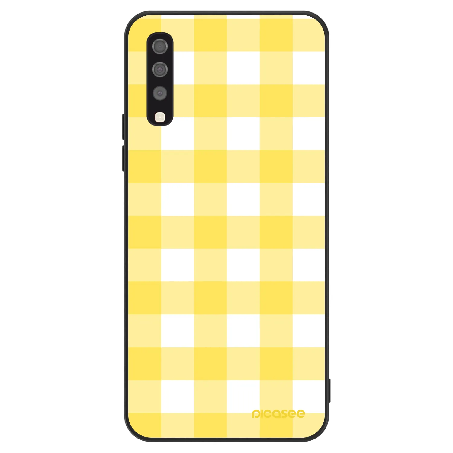 Picasee ULTIMATE CASE Samsung Galaxy A70 A705F - készülékre - Gride lemon