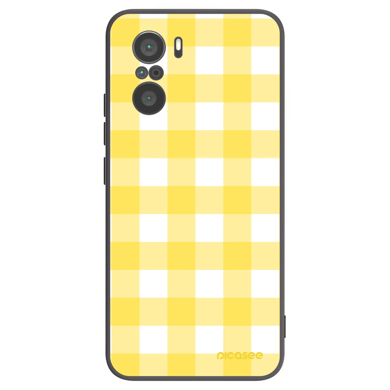 Picasee fekete szilikon tok az alábbi mobiltelefonokra Xiaomi Poco F3 - Gride lemon