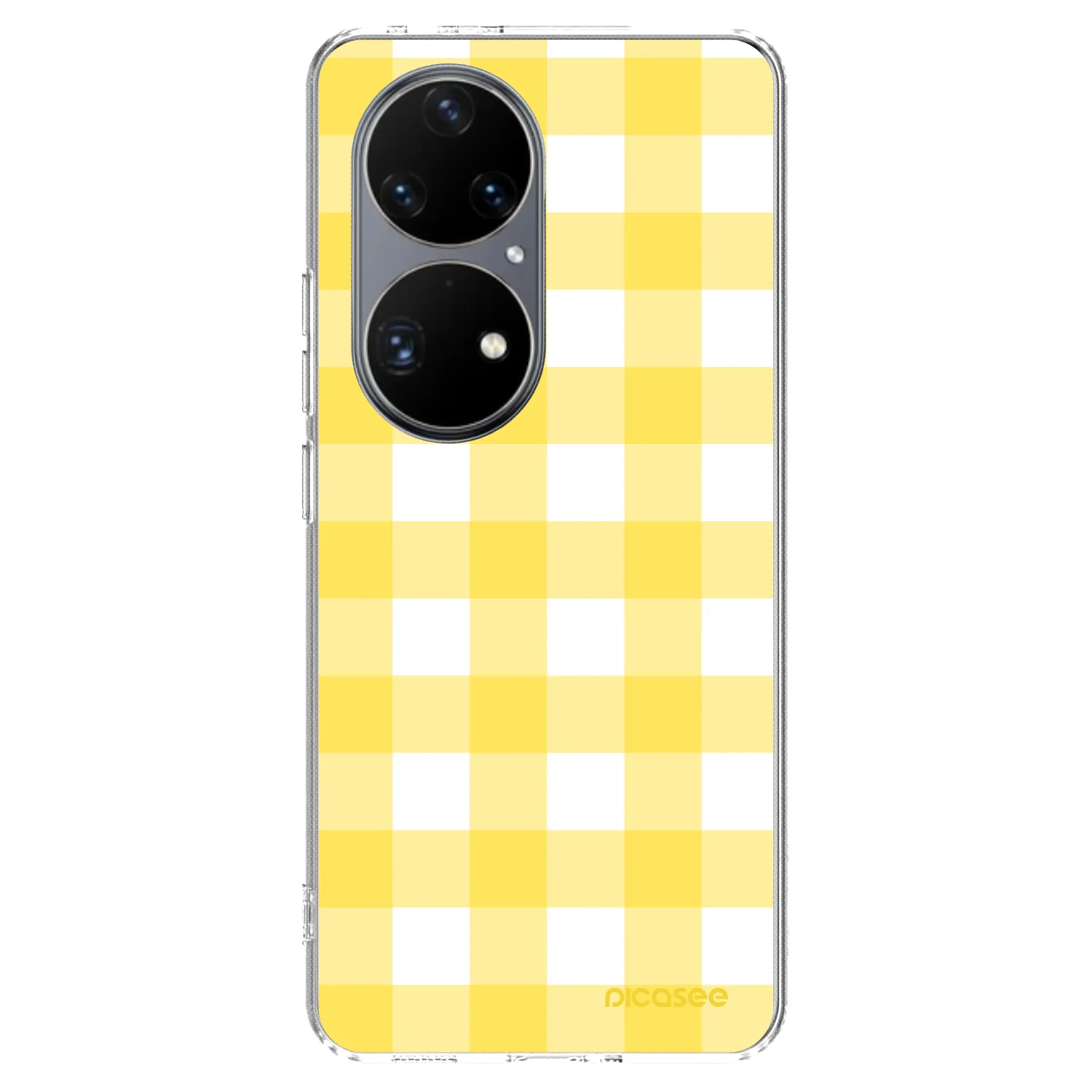 Picasee átlátszó szilikon tok az alábbi mobiltelefonokra Huawei P50 - Gride lemon