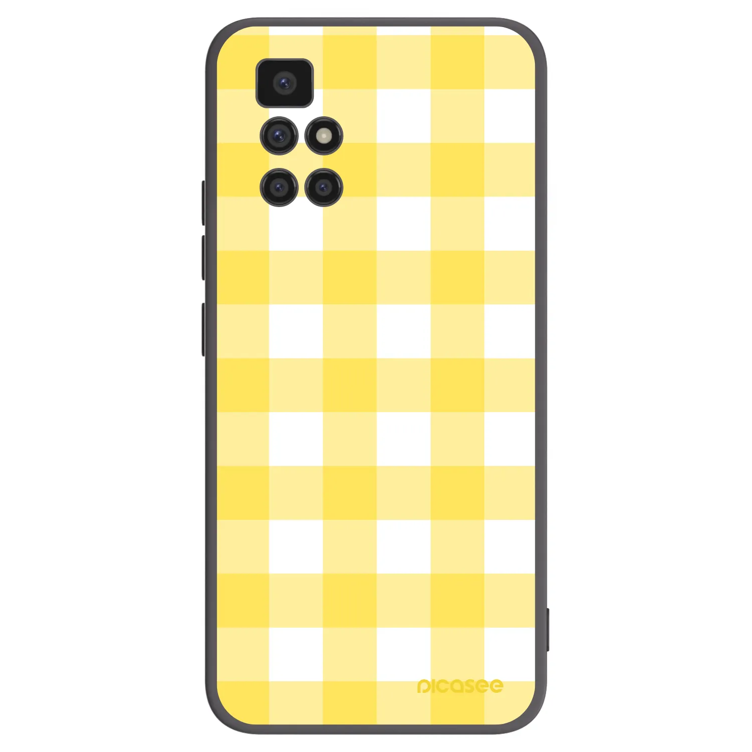 Picasee fekete szilikon tok az alábbi mobiltelefonokra Xiaomi Redmi 10 - Gride lemon