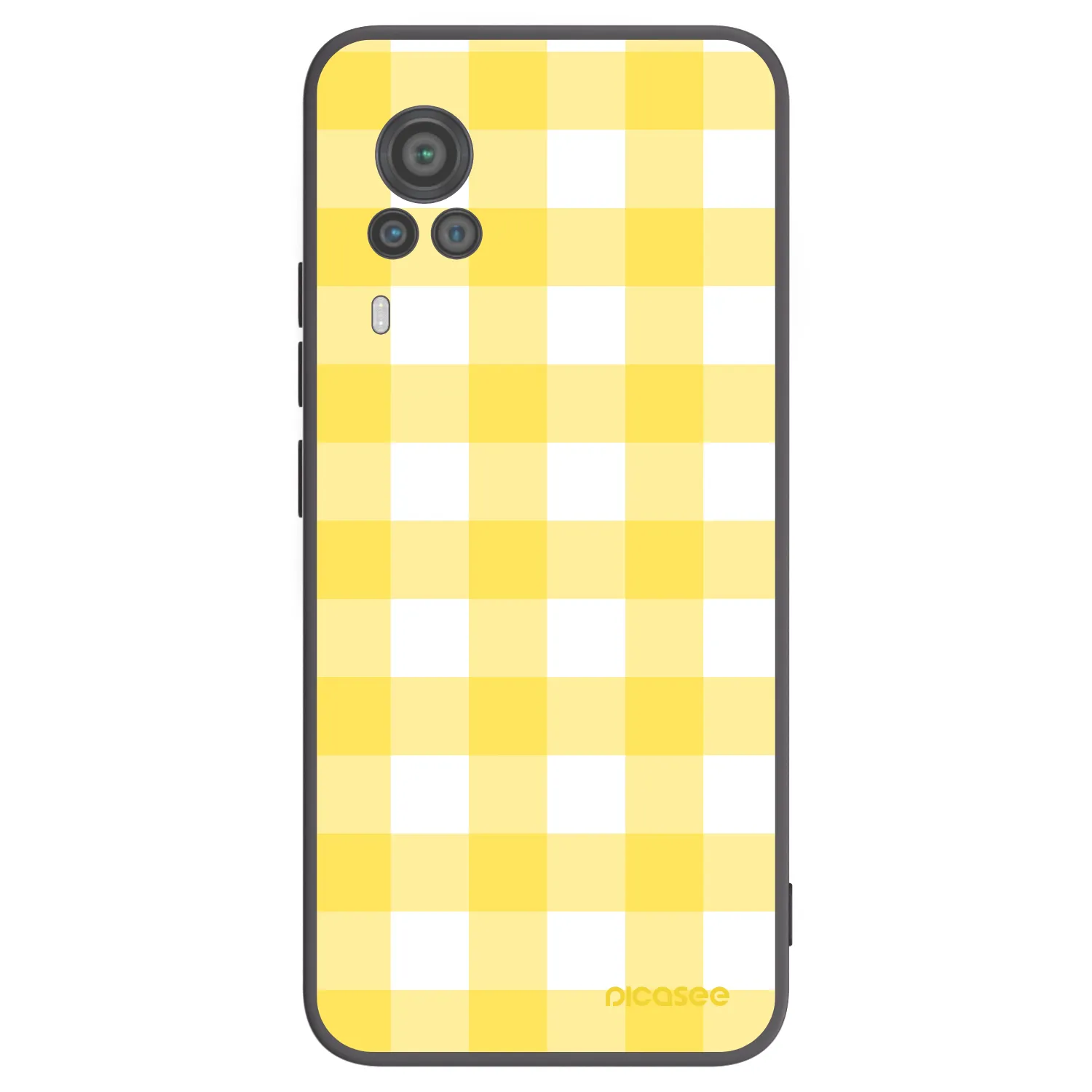 Picasee fekete szilikon tok az alábbi mobiltelefonokra Vivo X60 Pro 5G - Gride lemon