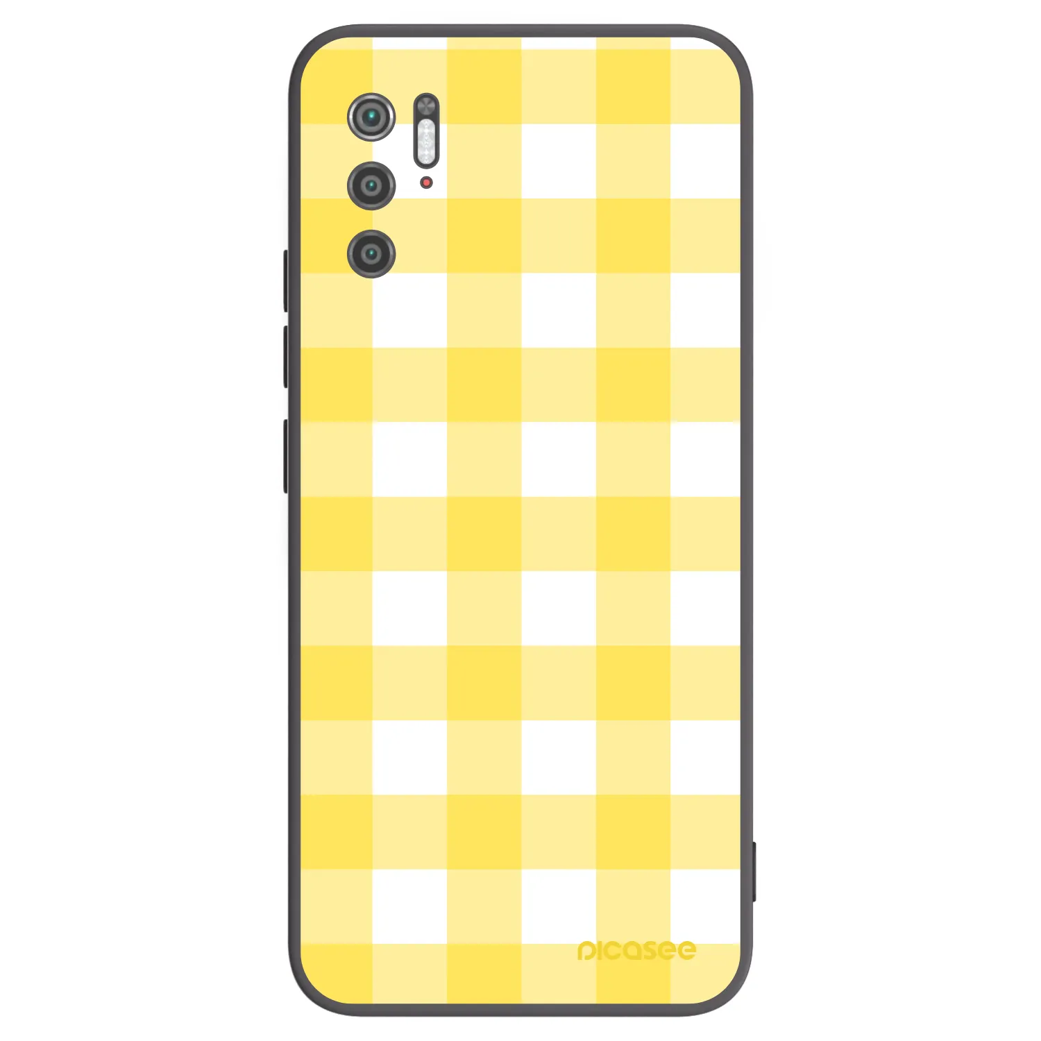Picasee fekete szilikon tok az alábbi mobiltelefonokra Xiaomi Poco M3 Pro 5G - Gride lemon