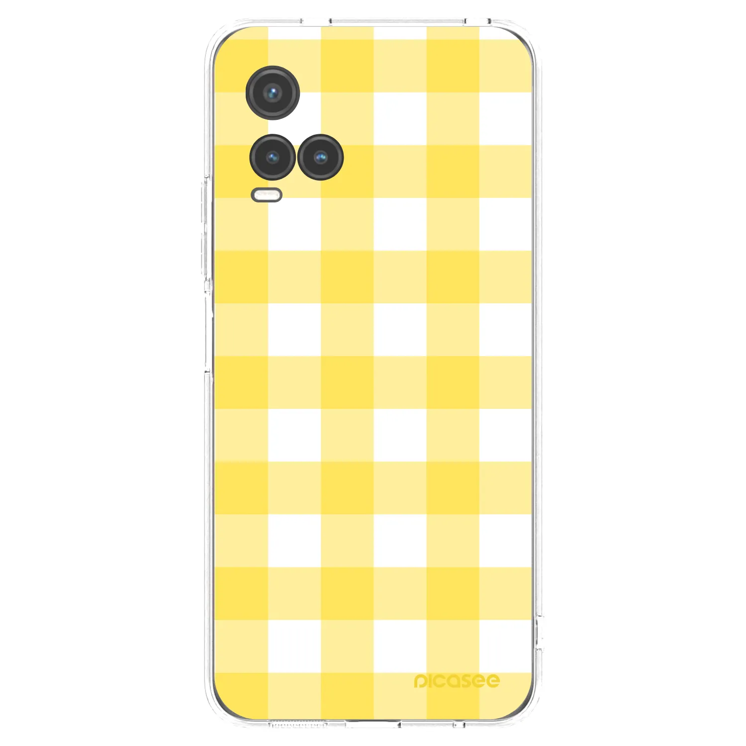 Picasee átlátszó szilikon tok az alábbi mobiltelefonokra Vivo Y33s - Gride lemon