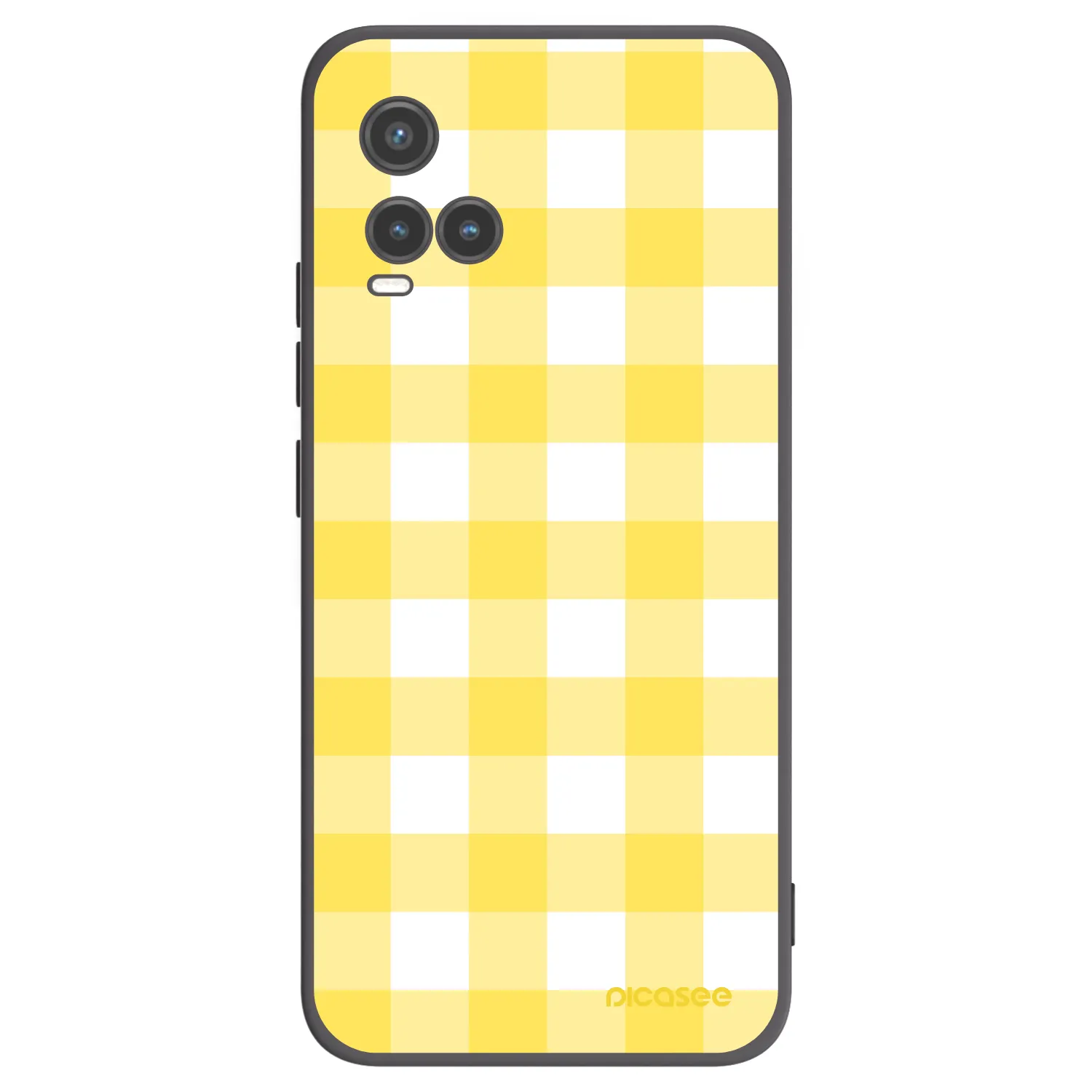 Picasee fekete szilikon tok az alábbi mobiltelefonokra Vivo Y33s - Gride lemon