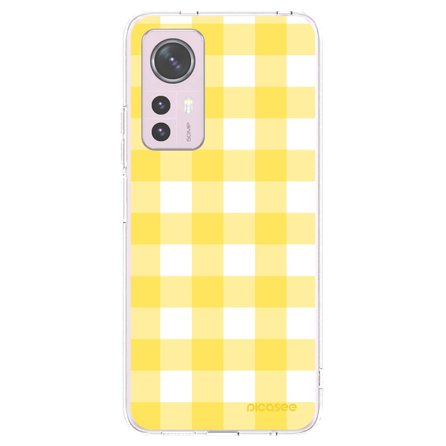 Picasee átlátszó szilikon tok az alábbi mobiltelefonokra Xiaomi 12 - Gride lemon