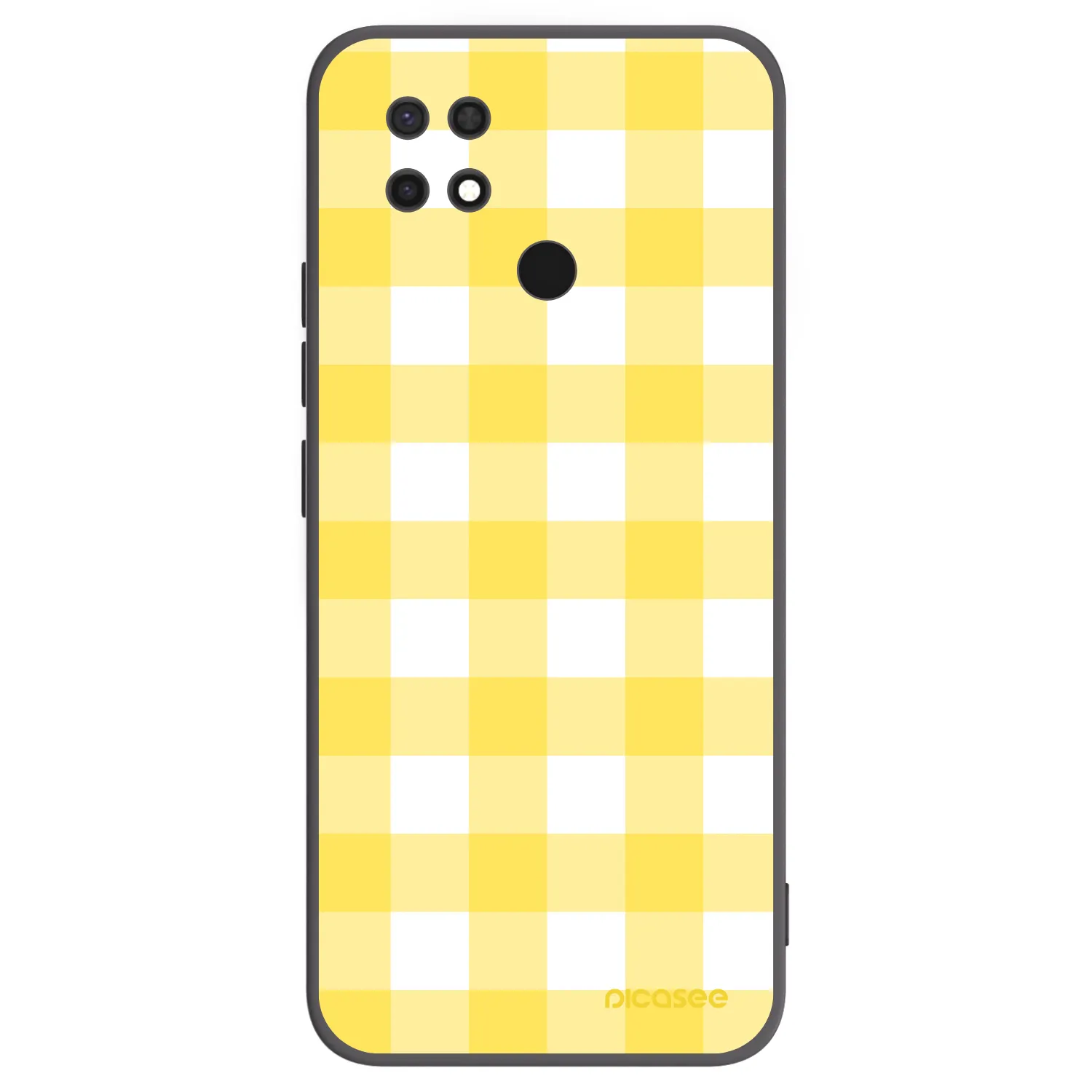 Picasee fekete szilikon tok az alábbi mobiltelefonokra Xiaomi Redmi 10C - Gride lemon