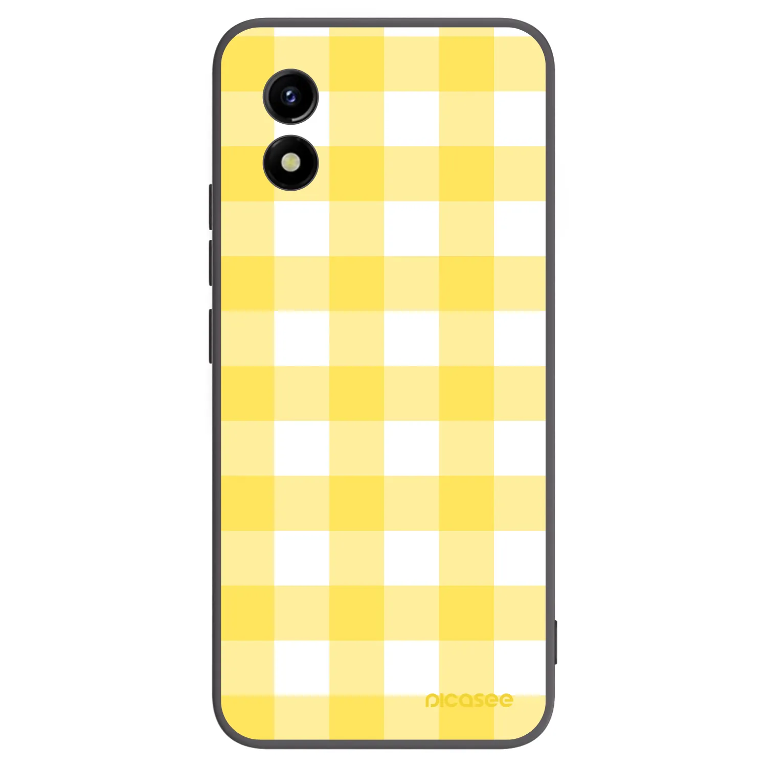 Picasee fekete szilikon tok az alábbi mobiltelefonokra Vivo Y01 - Gride lemon