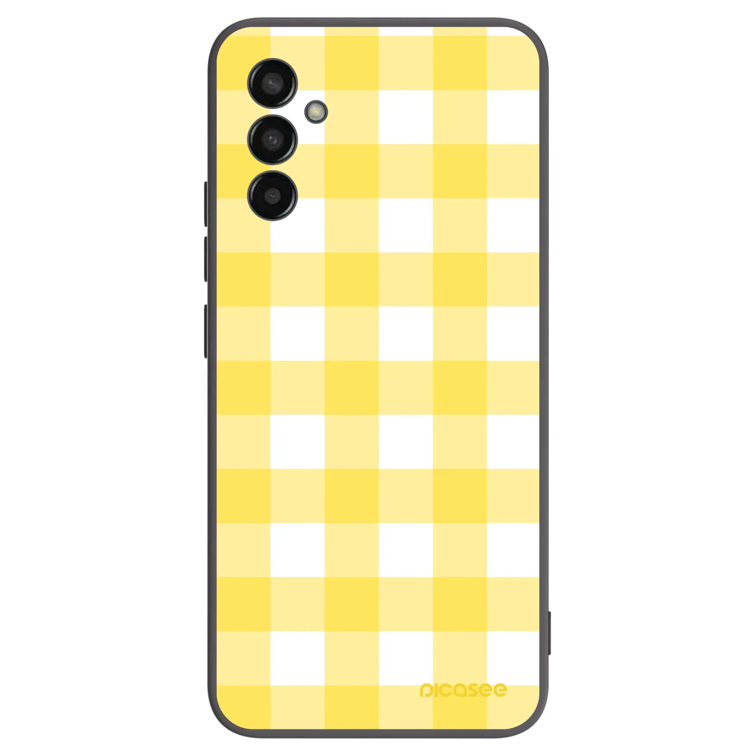 Picasee fekete szilikon tok az alábbi mobiltelefonokra Samsung Galaxy M13 M135F - Gride lemon