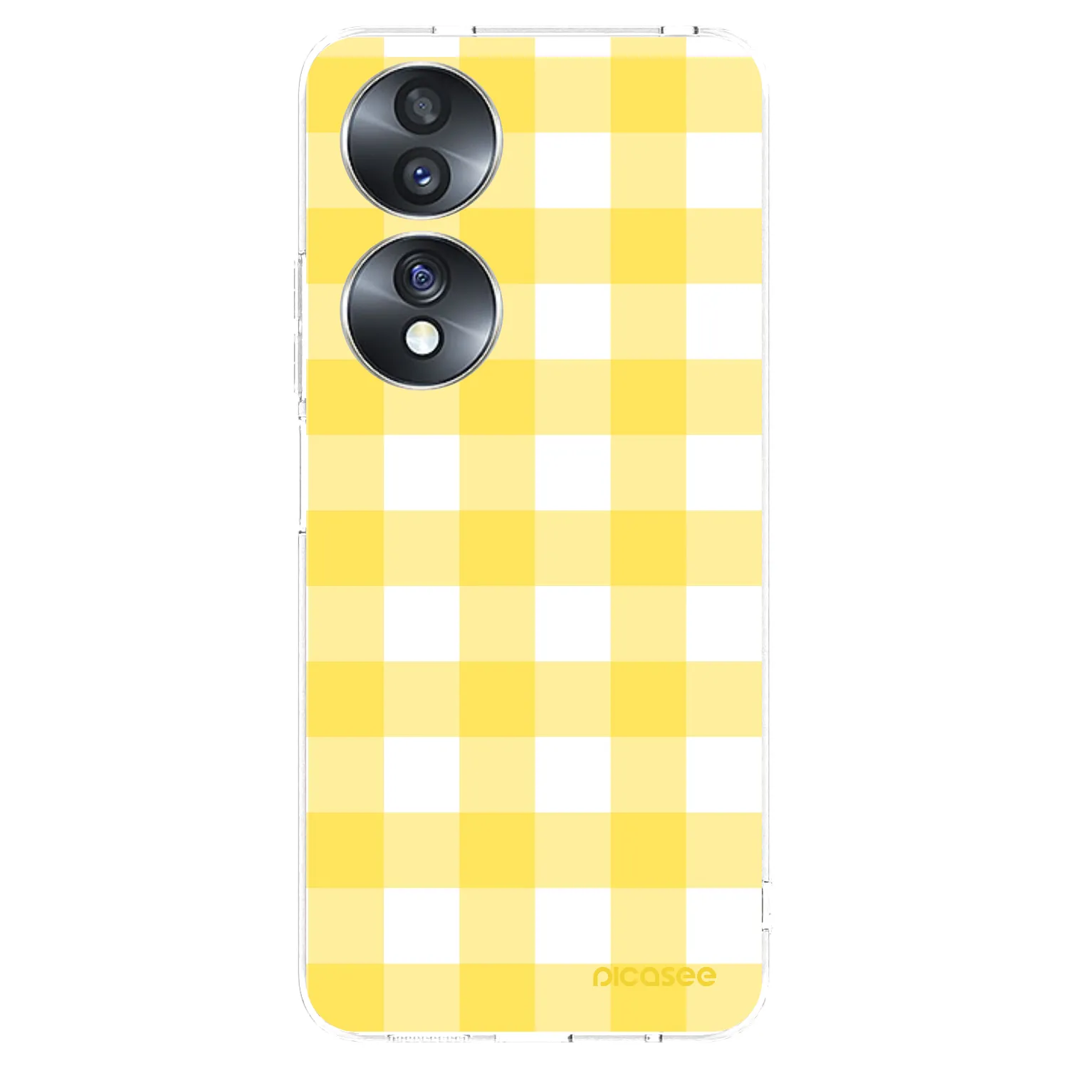 Picasee átlátszó szilikon tok az alábbi mobiltelefonokra Honor 70 - Gride lemon