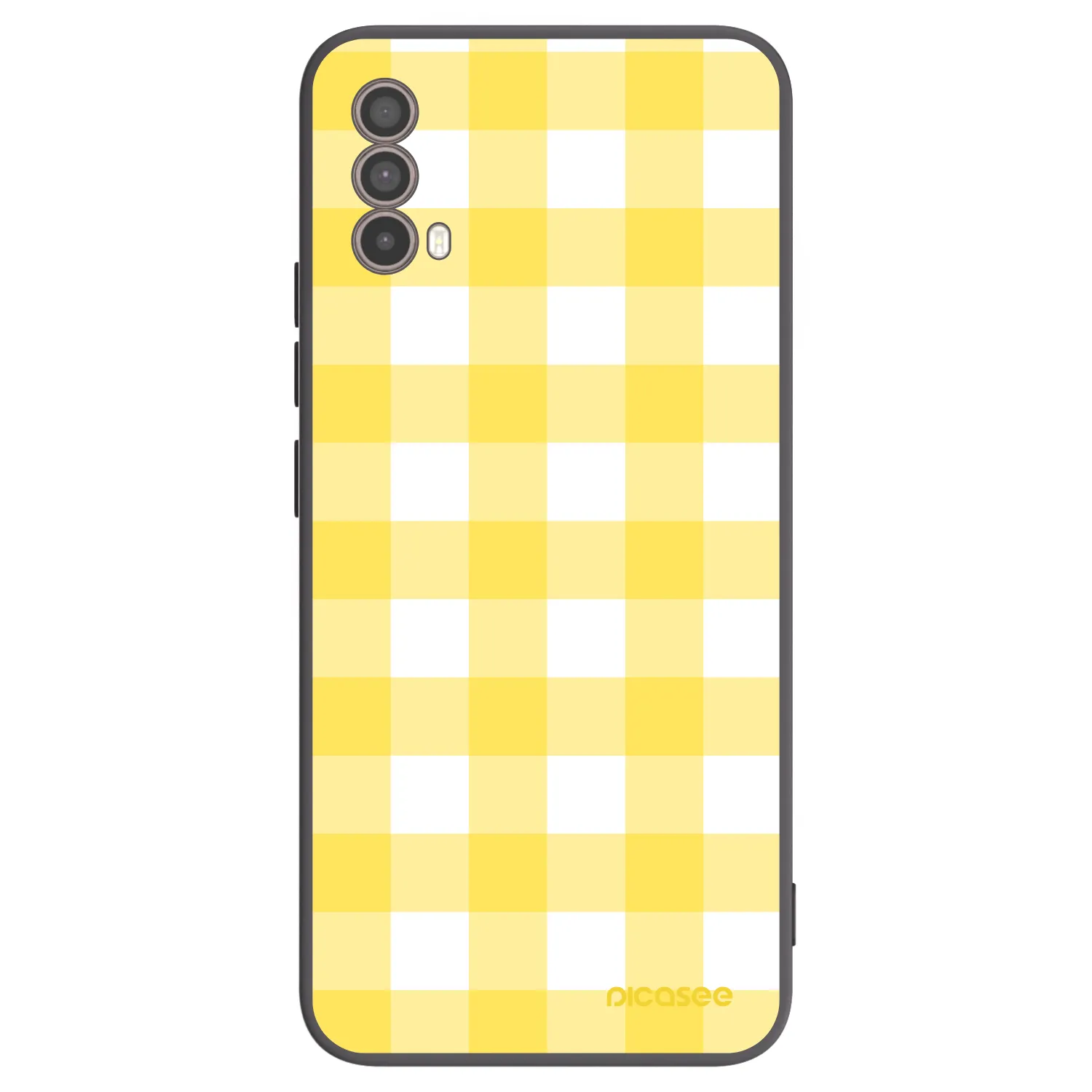 Picasee fekete szilikon tok az alábbi mobiltelefonokra Motorola Moto E40 - Gride lemon