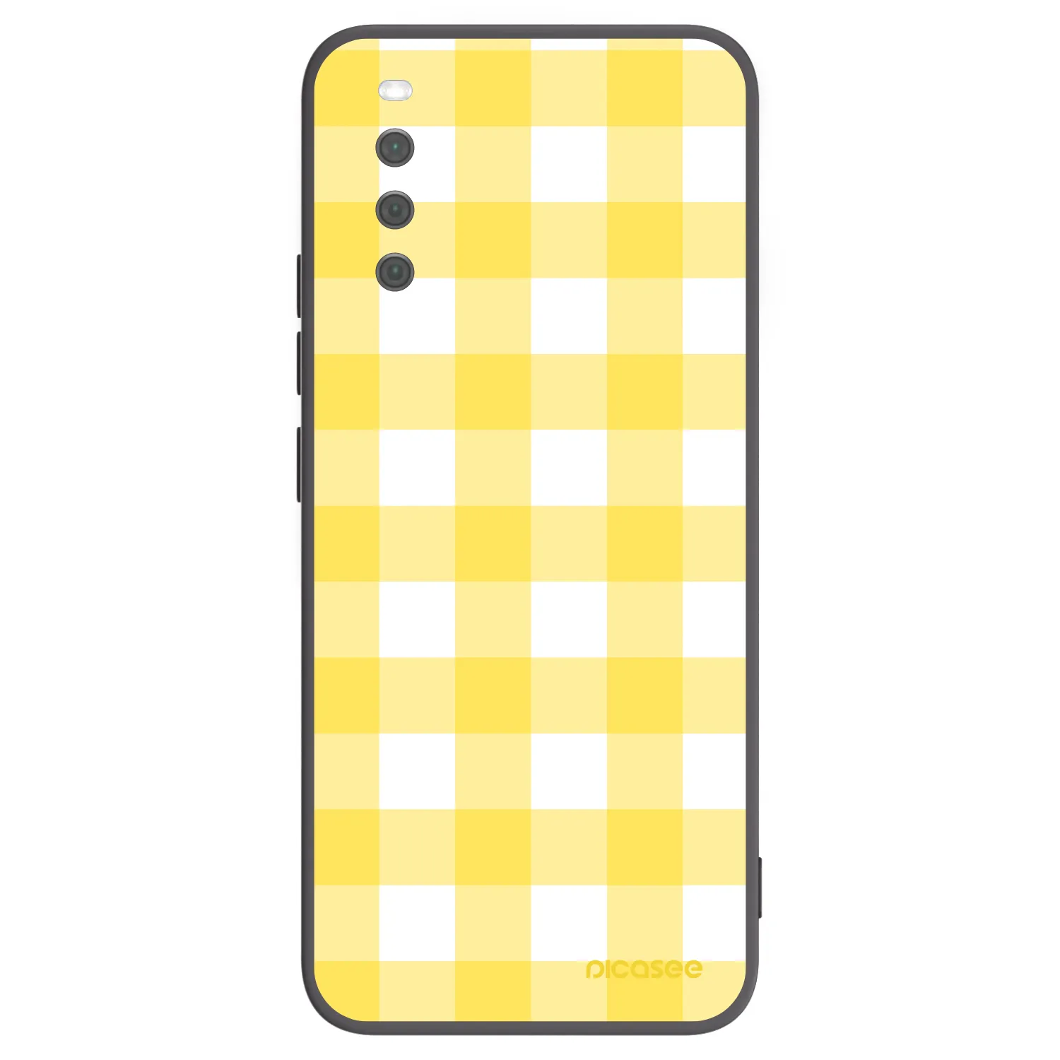 Picasee fekete szilikon tok az alábbi mobiltelefonokra Sony Xperia 10 III - Gride lemon