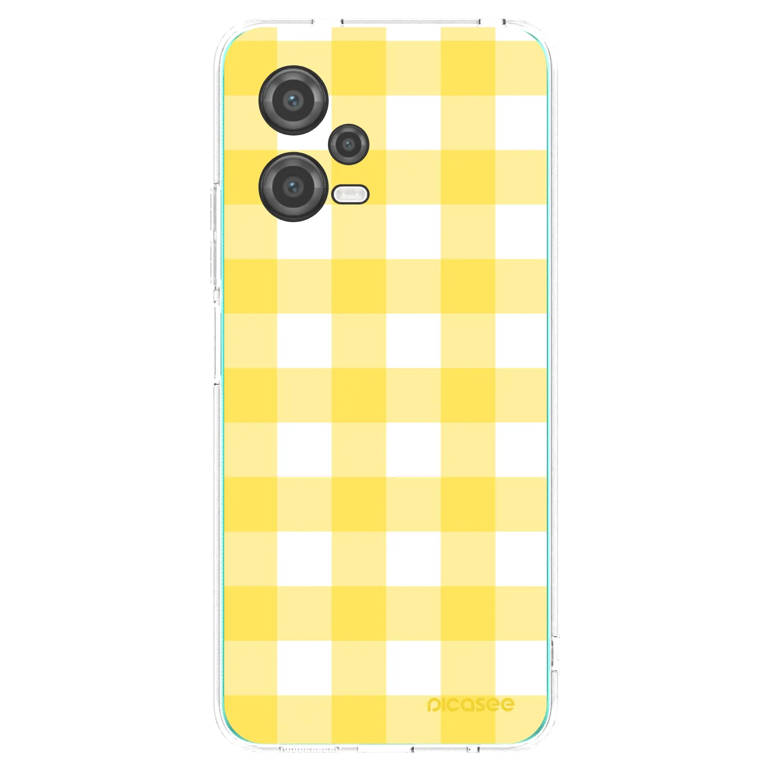 Picasee átlátszó szilikon tok az alábbi mobiltelefonokra Xiaomi Poco X5 - Gride lemon