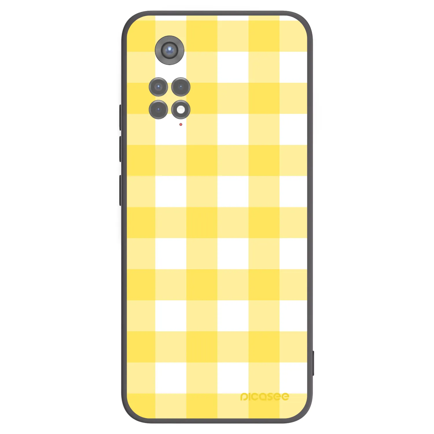 Picasee fekete szilikon tok az alábbi mobiltelefonokra Xiaomi Redmi Note 11S 5G - Gride lemon