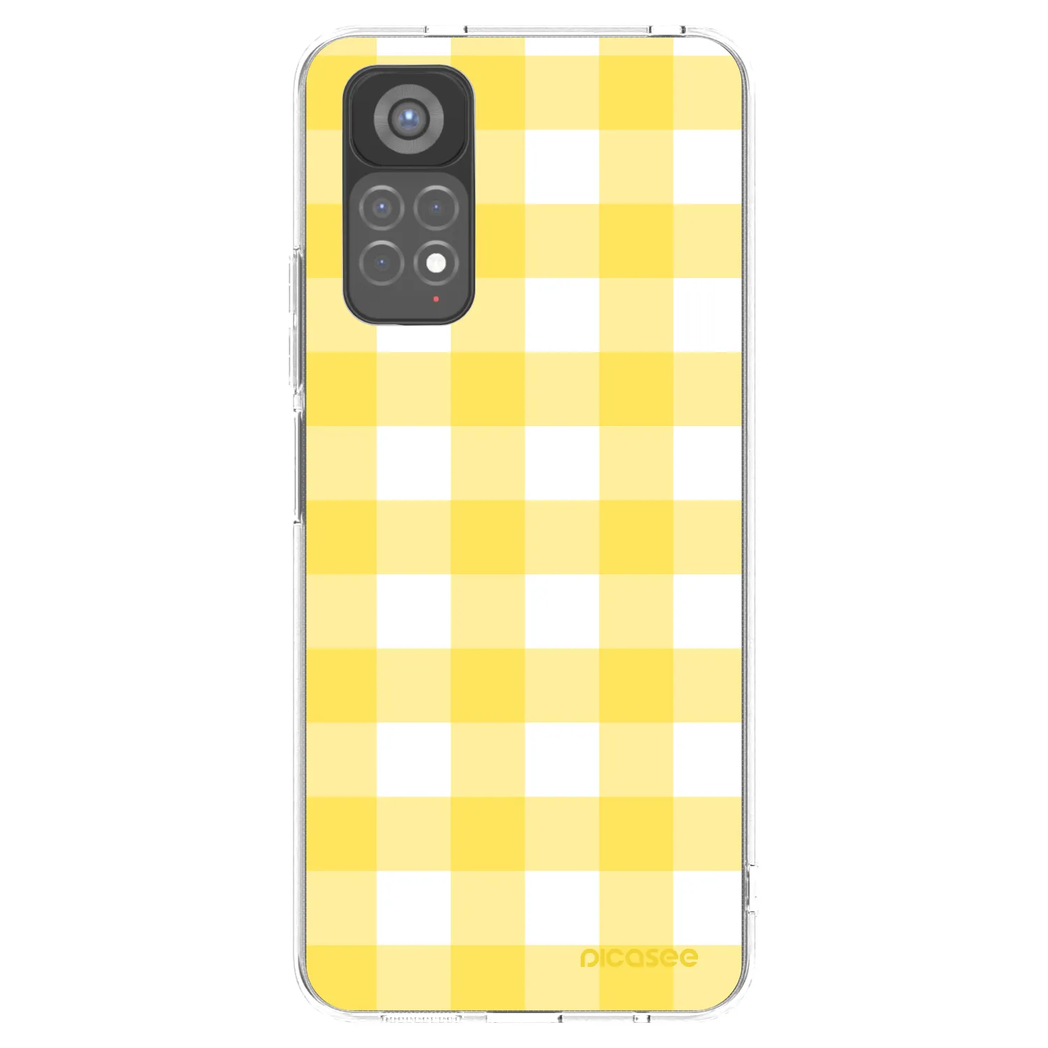 Picasee átlátszó szilikon tok az alábbi mobiltelefonokra Xiaomi Redmi Note 11S 5G - Gride lemon