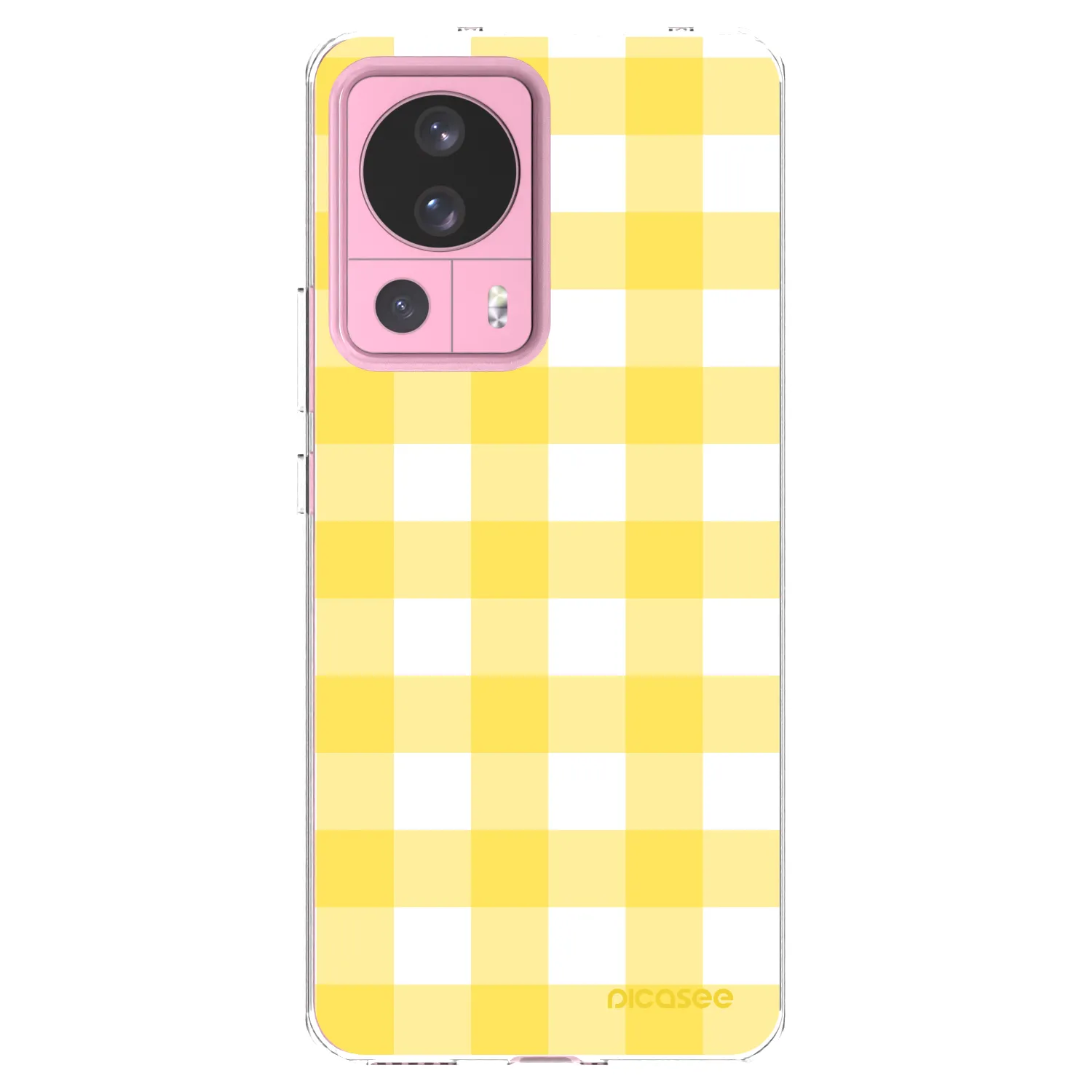 Picasee átlátszó szilikon tok az alábbi mobiltelefonokra Xiaomi 13 Lite - Gride lemon