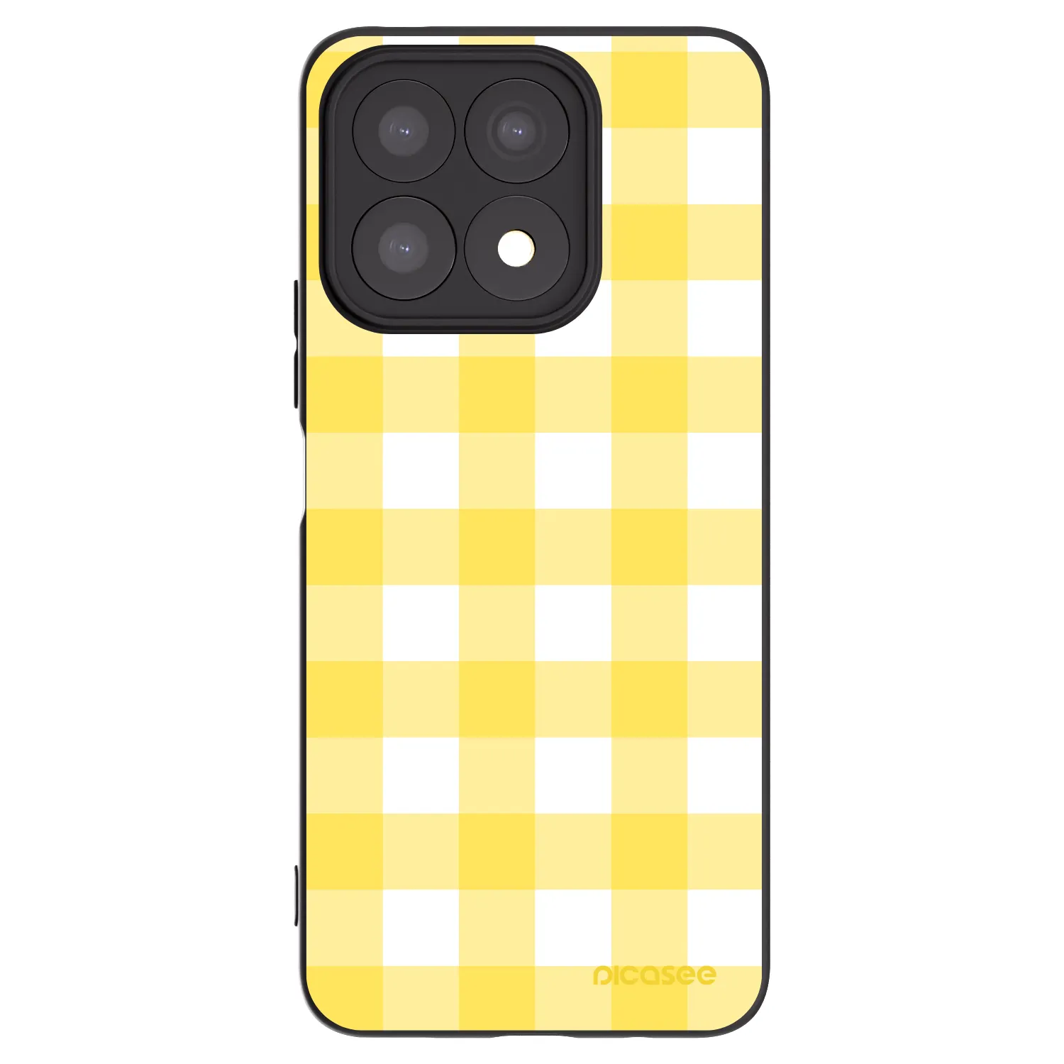 Picasee fekete szilikon tok az alábbi mobiltelefonokra Honor X8a - Gride lemon
