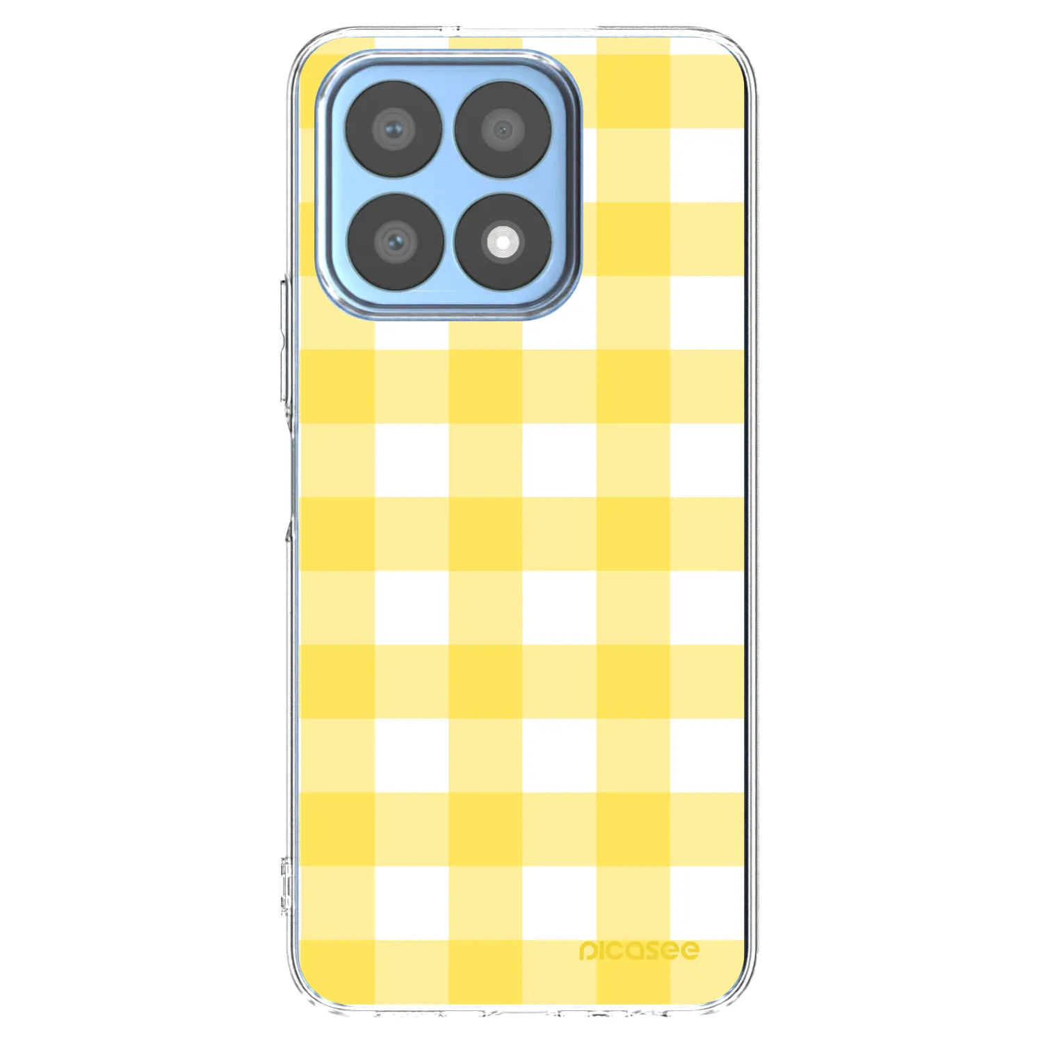 Picasee átlátszó szilikon tok az alábbi mobiltelefonokra Honor X8a - Gride lemon