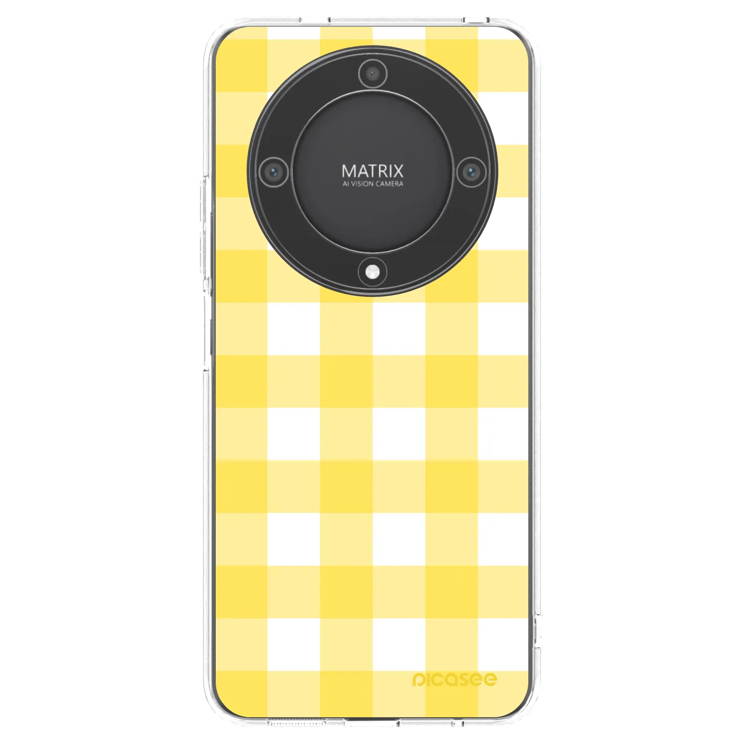 Picasee átlátszó szilikon tok az alábbi mobiltelefonokra Honor Magic5 Lite 5G - Gride lemon