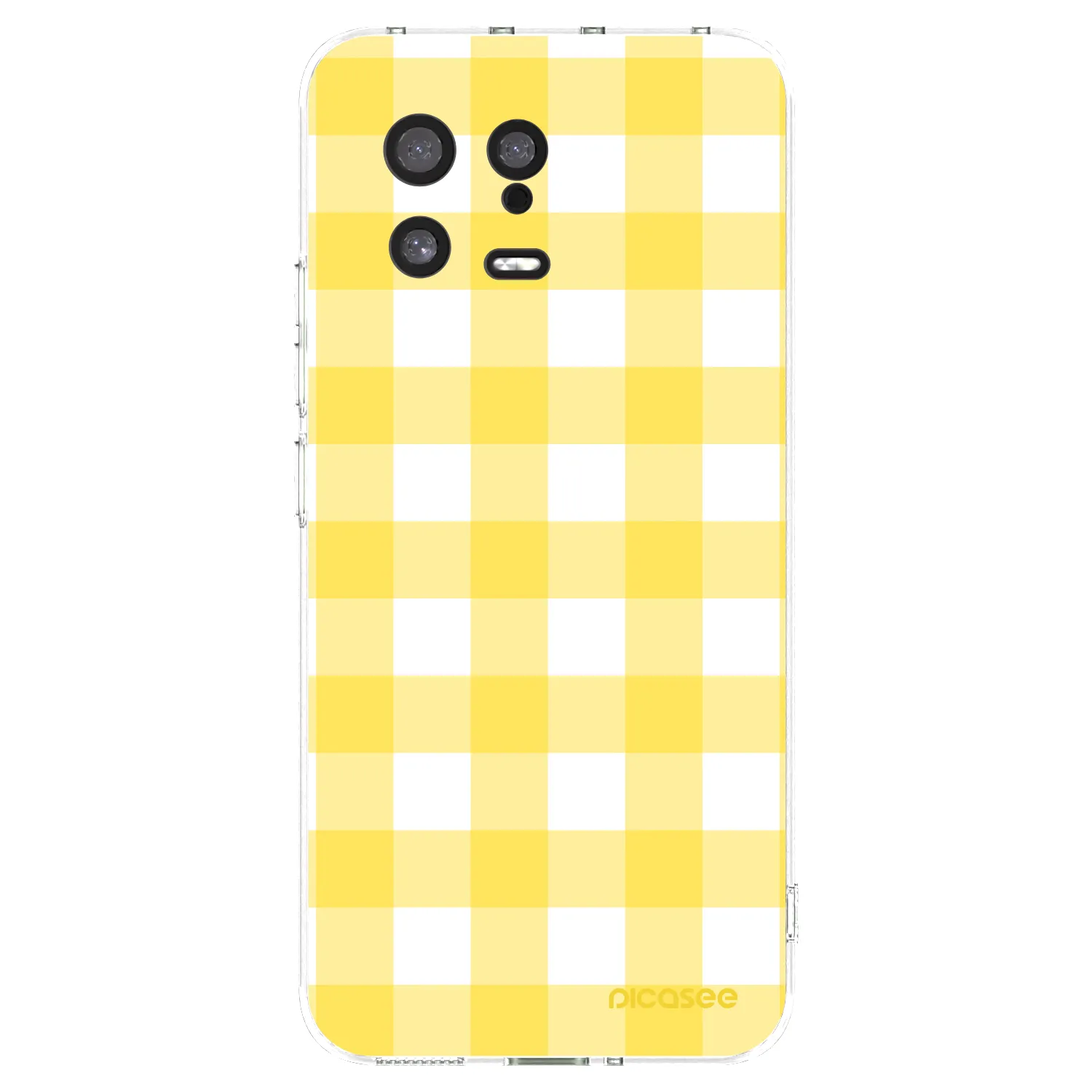 Picasee átlátszó szilikon tok az alábbi mobiltelefonokra Xiaomi 13 - Gride lemon