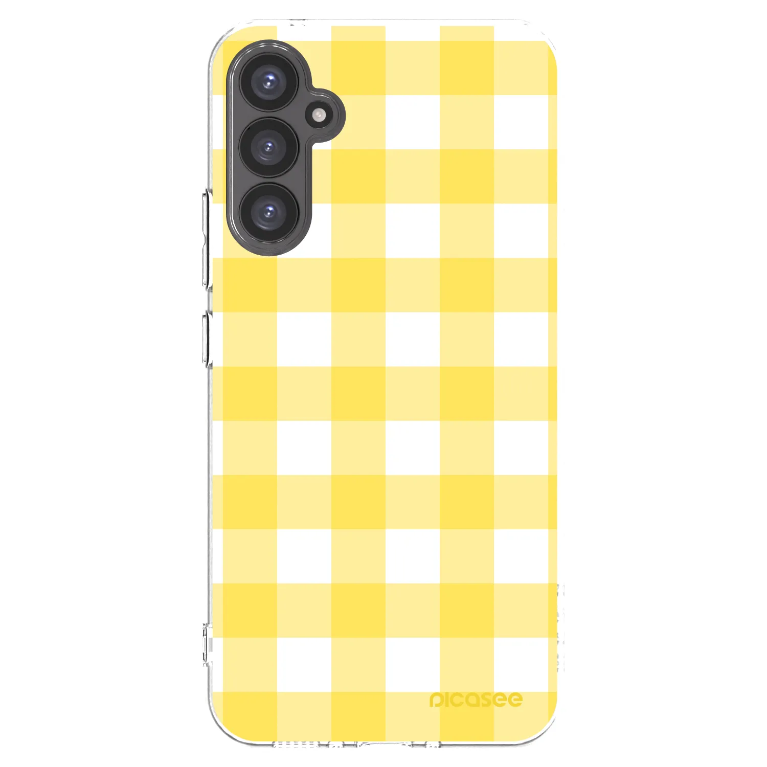 Picasee átlátszó szilikon tok az alábbi mobiltelefonokra Samsung Galaxy A34 5G A346B - Gride lemon