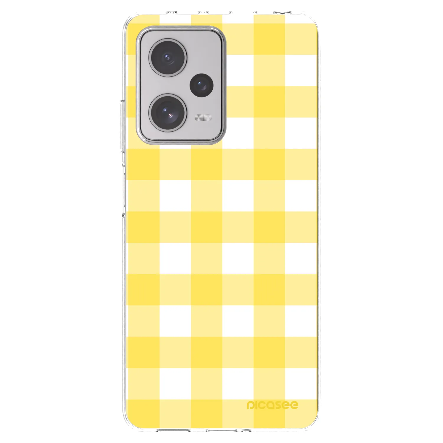 Picasee átlátszó szilikon tok az alábbi mobiltelefonokra Xiaomi Redmi Note 12 Pro+ 5G - Gride lemon