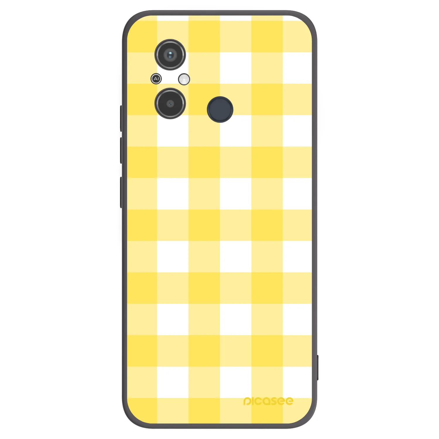 Picasee fekete szilikon tok az alábbi mobiltelefonokra Xiaomi Redmi 12C - Gride lemon