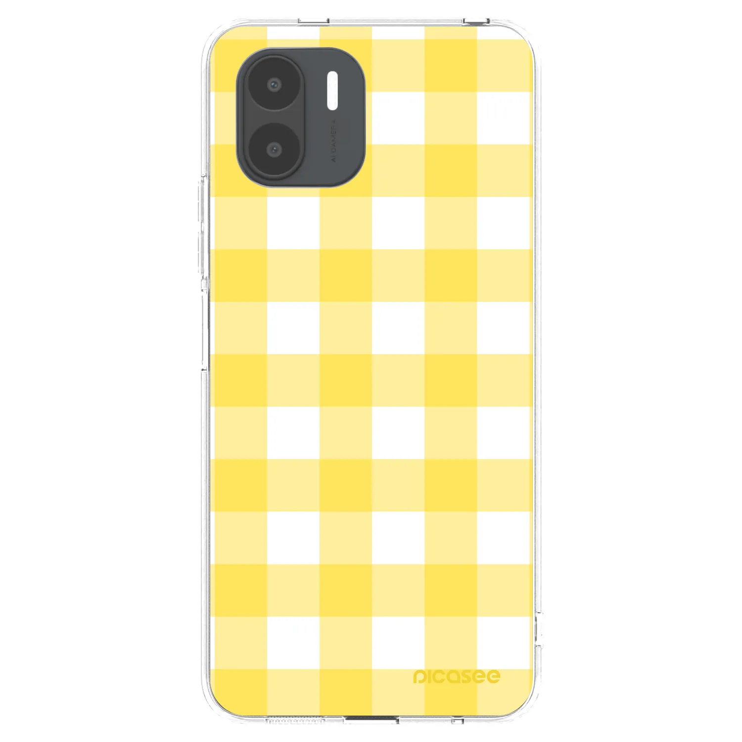 Picasee átlátszó szilikon tok az alábbi mobiltelefonokra Xiaomi Redmi A2 - Gride lemon