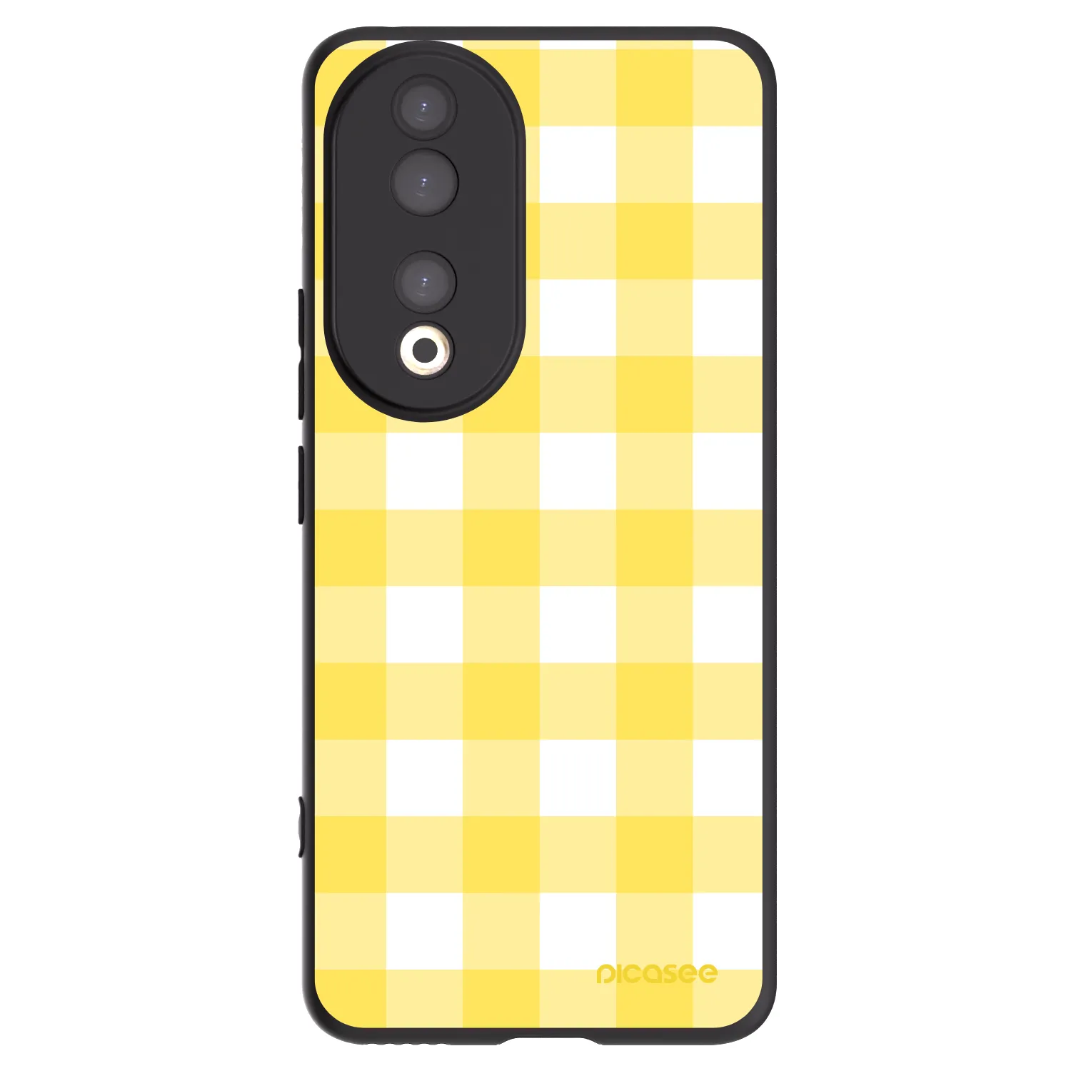 Picasee fekete szilikon tok az alábbi mobiltelefonokra Honor 90 5G - Gride lemon