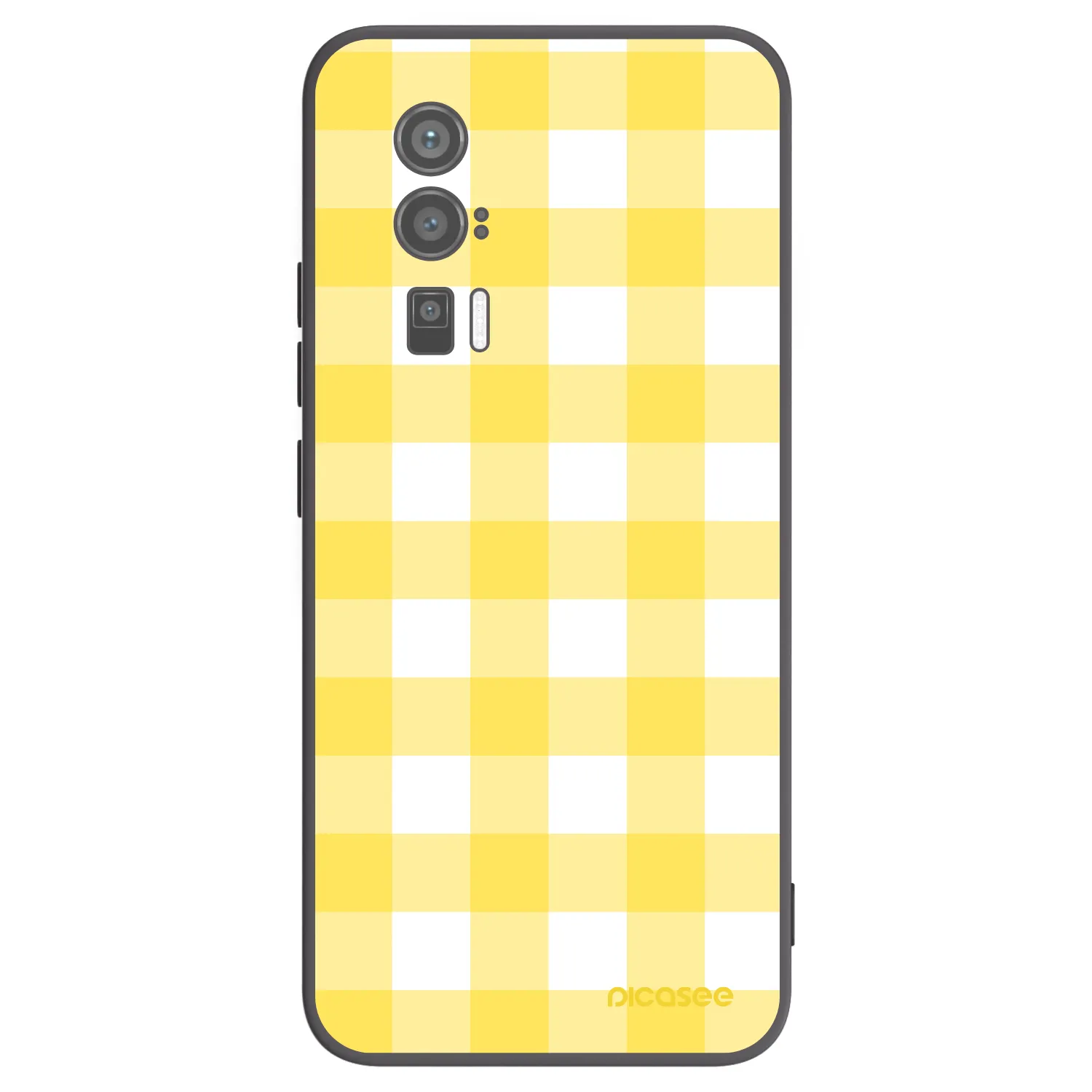 Picasee fekete szilikon tok az alábbi mobiltelefonokra Xiaomi Poco F5 Pro 5G - Gride lemon