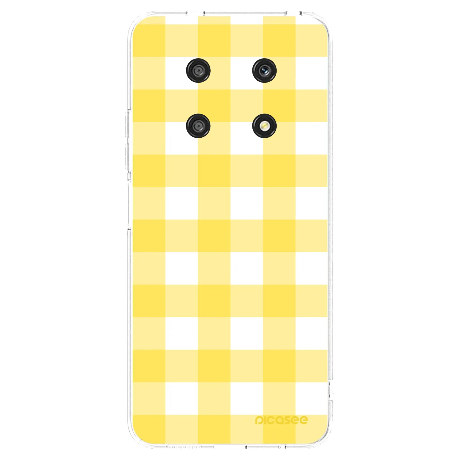 Picasee átlátszó szilikon tok az alábbi mobiltelefonokra Honor Magic4 Lite 5G - Gride lemon