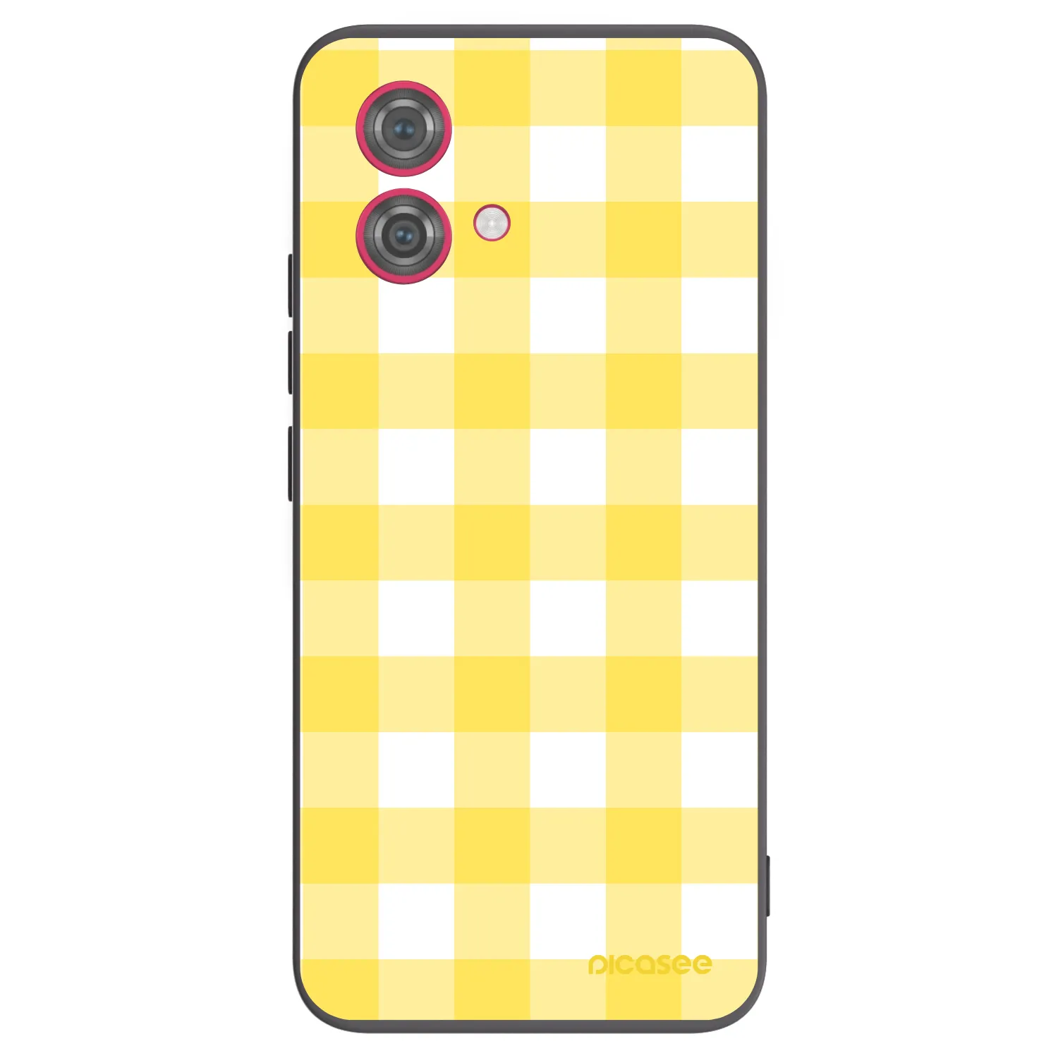 Picasee fekete szilikon tok az alábbi mobiltelefonokra Motorola Moto G84 5G - Gride lemon
