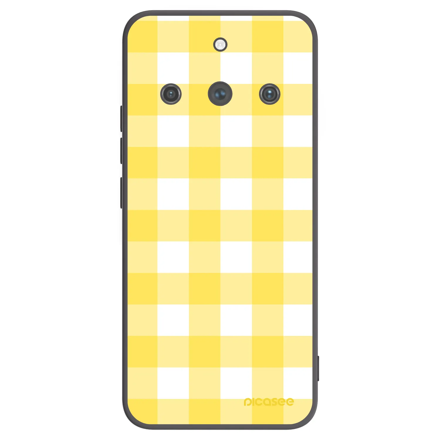 Picasee fekete szilikon tok az alábbi mobiltelefonokra Realme 11 Pro+ - Gride lemon