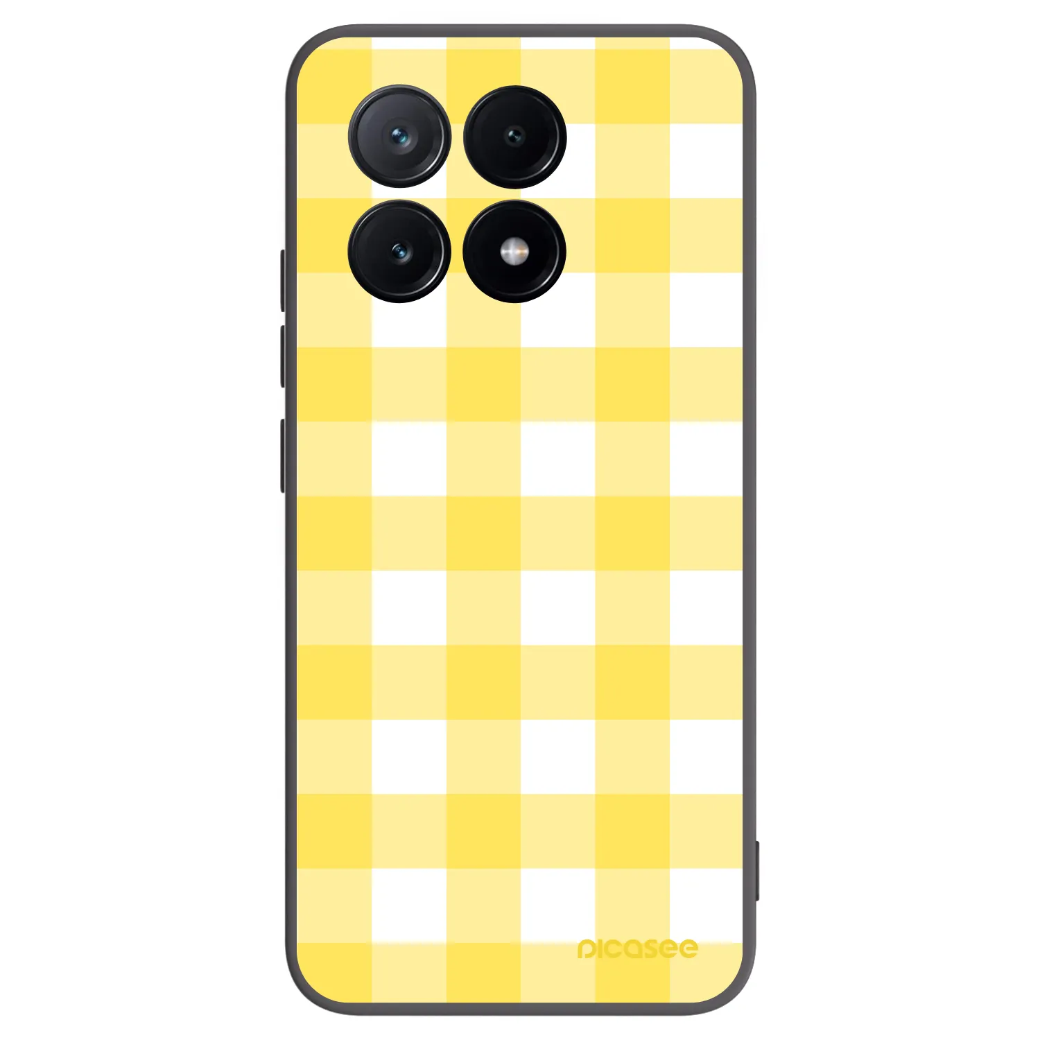 Picasee fekete szilikon tok az alábbi mobiltelefonokra Xiaomi Poco X6 Pro - Gride lemon