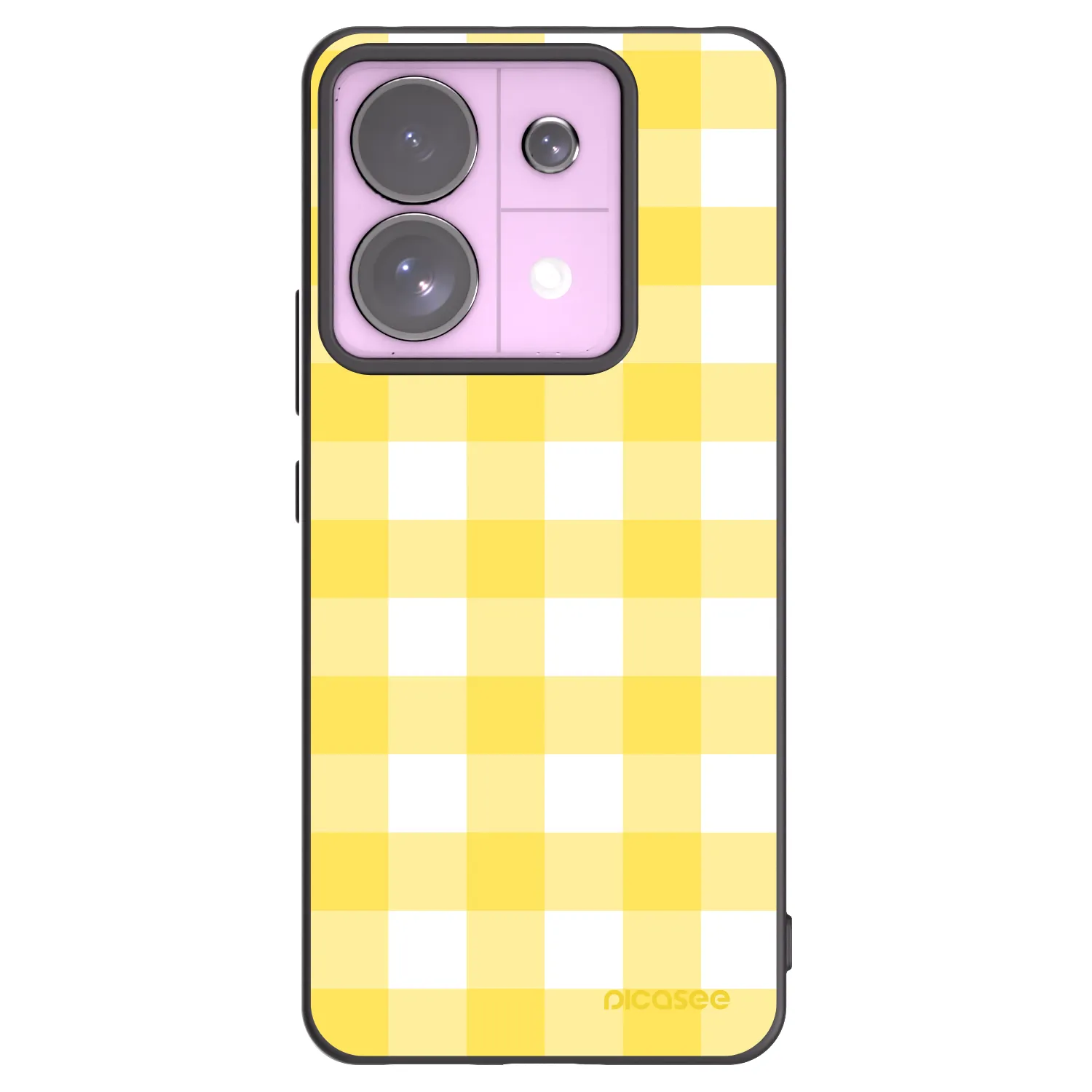 Picasee fekete szilikon tok az alábbi mobiltelefonokra Xiaomi Redmi Note 13 Pro 5G - Gride lemon