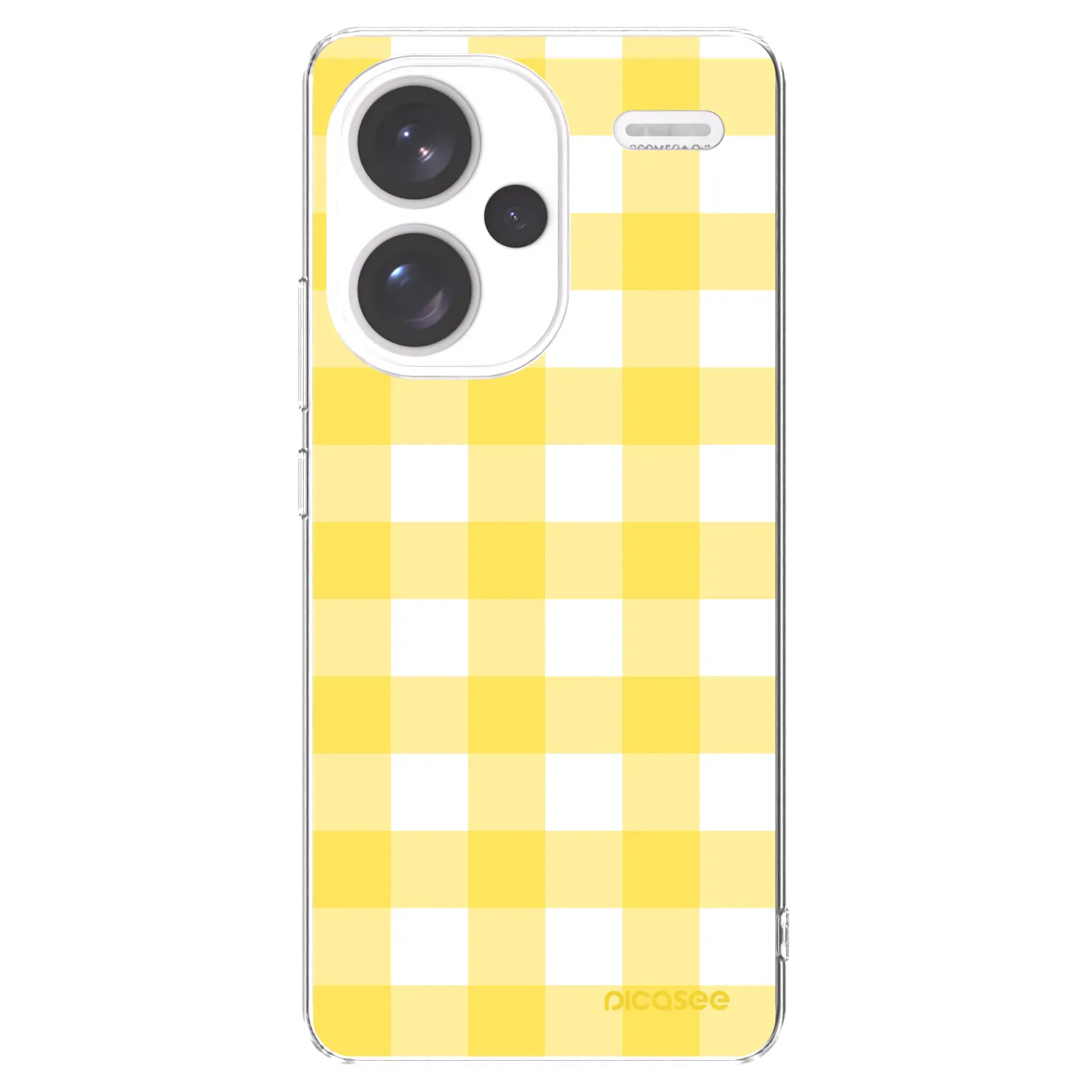 Picasee átlátszó szilikon tok az alábbi mobiltelefonokra Xiaomi Redmi Note 13 Pro+ 5G - Gride lemon