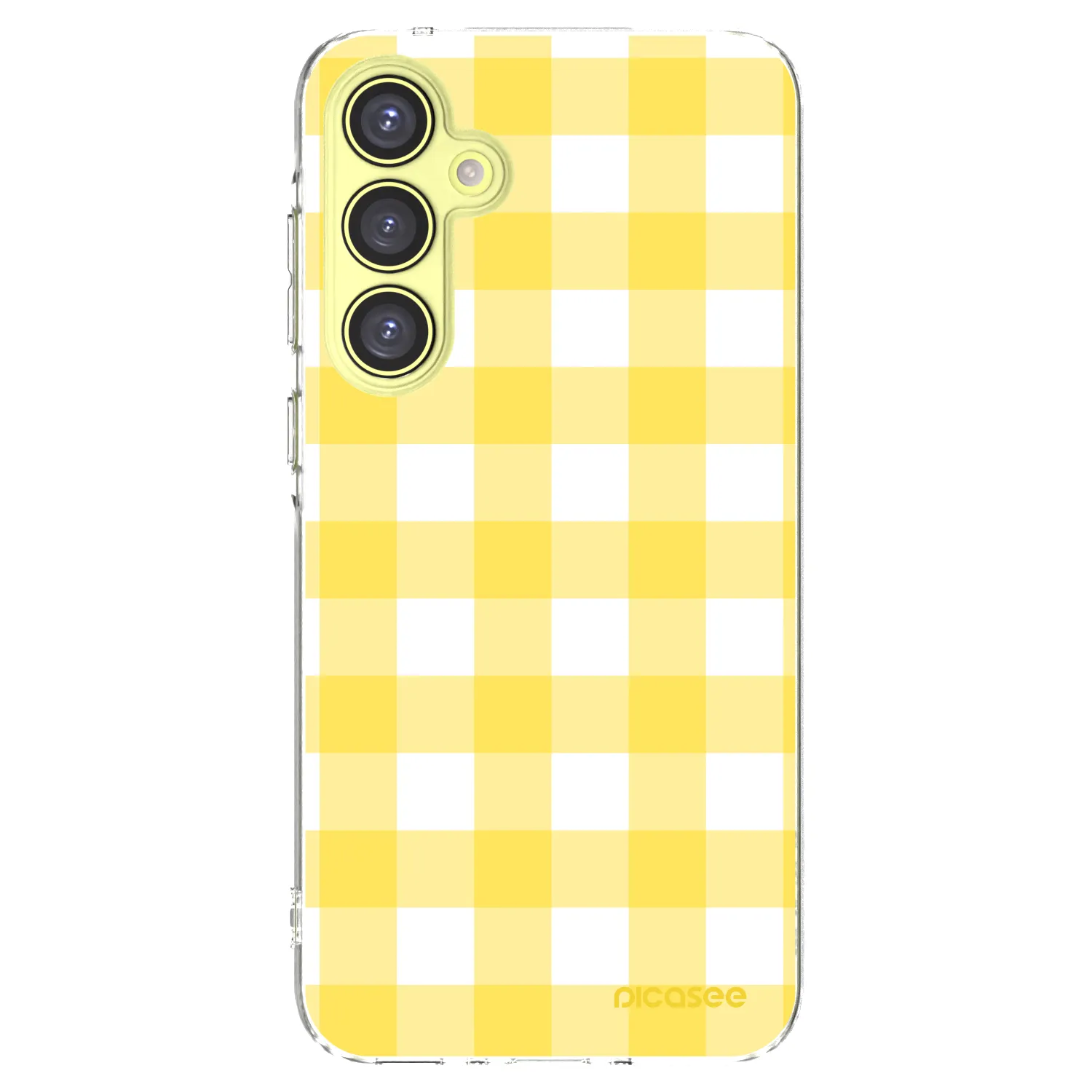 Picasee átlátszó szilikon tok az alábbi mobiltelefonokra Samsung Galaxy A35 5G A356B - Gride lemon