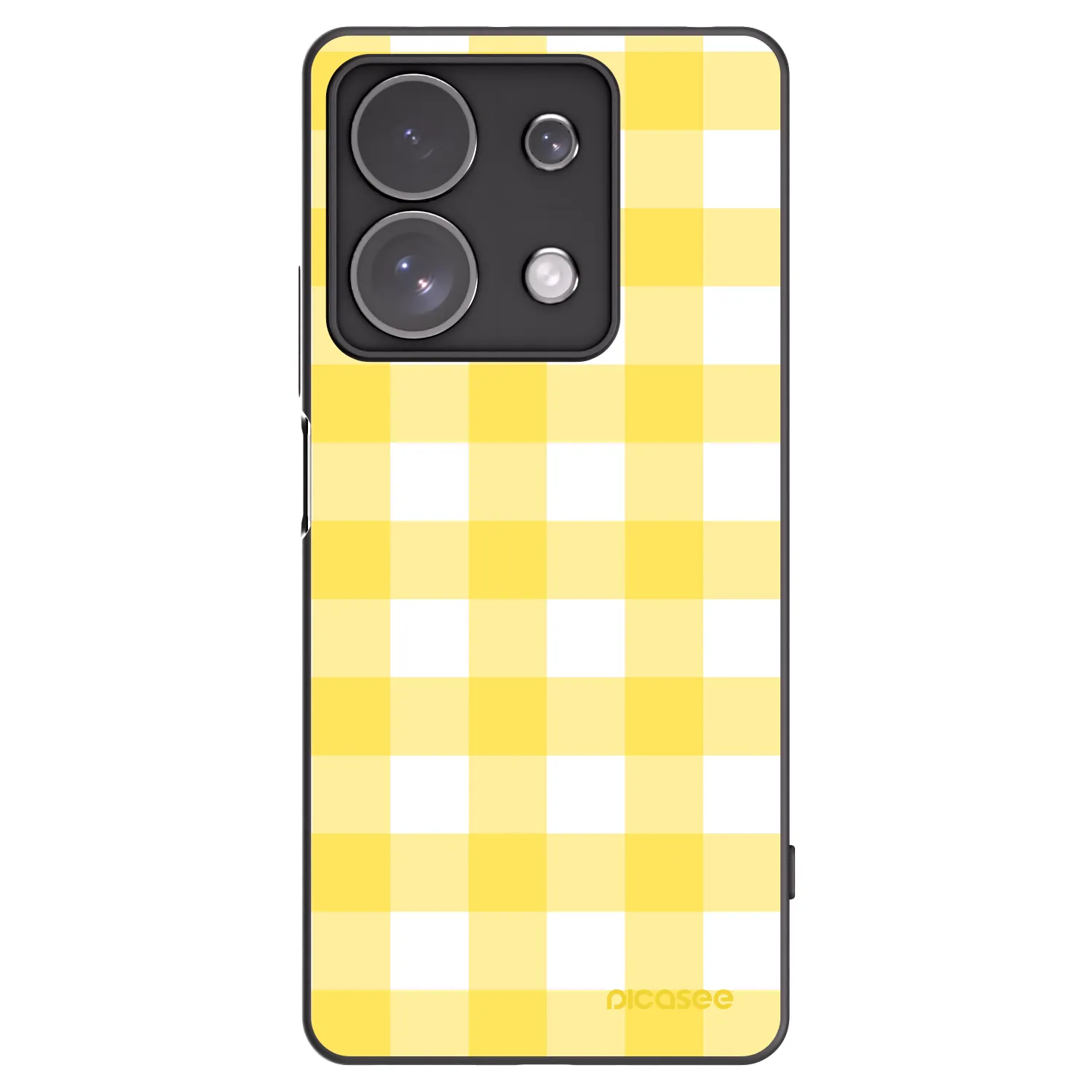 Picasee fekete szilikon tok az alábbi mobiltelefonokra Xiaomi Redmi Note 13 Pro 4G - Gride lemon