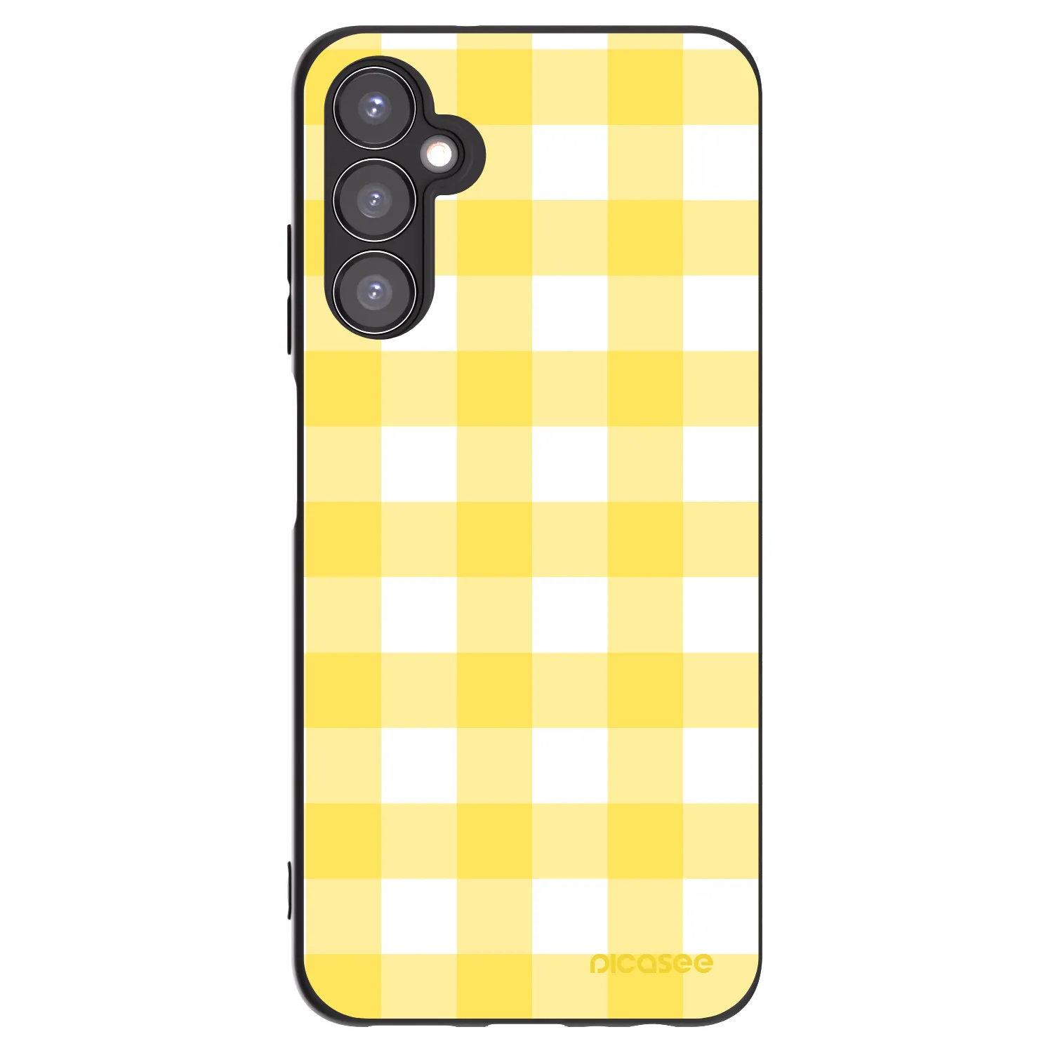 Picasee fekete szilikon tok az alábbi mobiltelefonokra Samsung Galaxy A05s A057G - Gride lemon