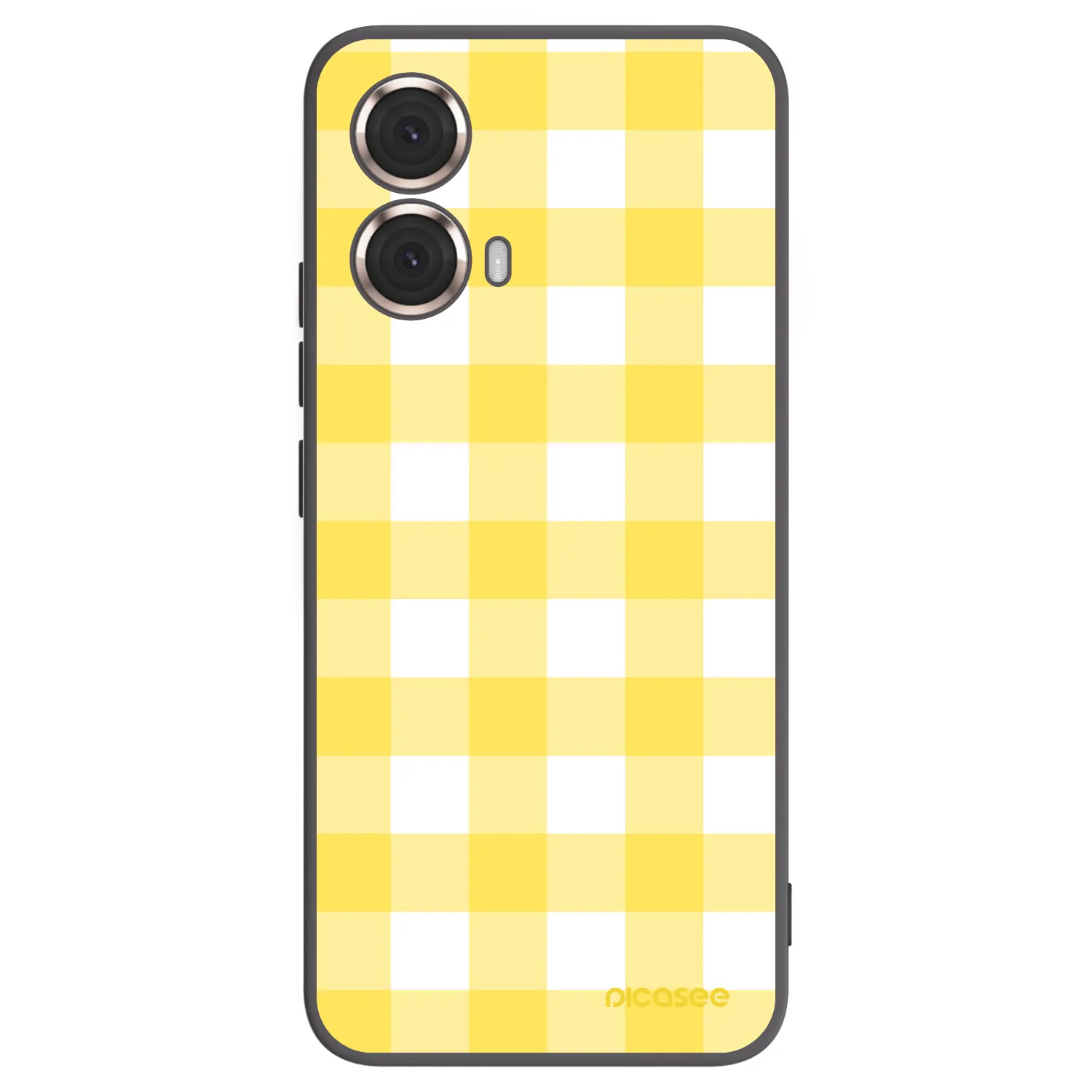 Picasee fekete szilikon tok az alábbi mobiltelefonokra Motorola Moto G85 - Gride lemon
