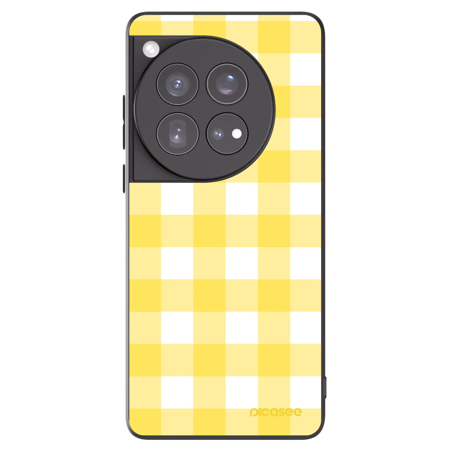 Picasee fekete szilikon tok az alábbi mobiltelefonokra OnePlus 12 5G - Gride lemon