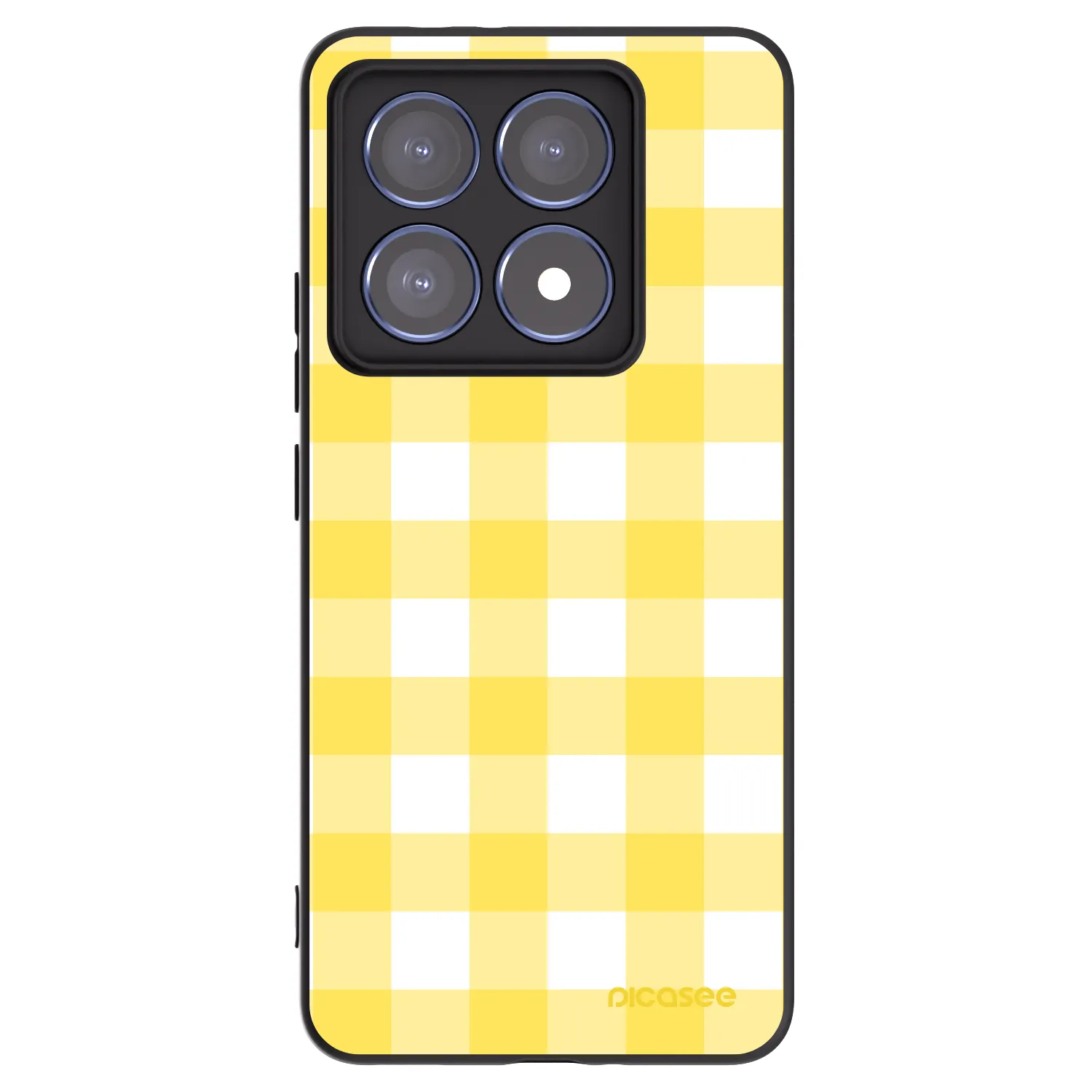 Picasee fekete szilikon tok az alábbi mobiltelefonokra Xiaomi 14T Pro - Gride lemon