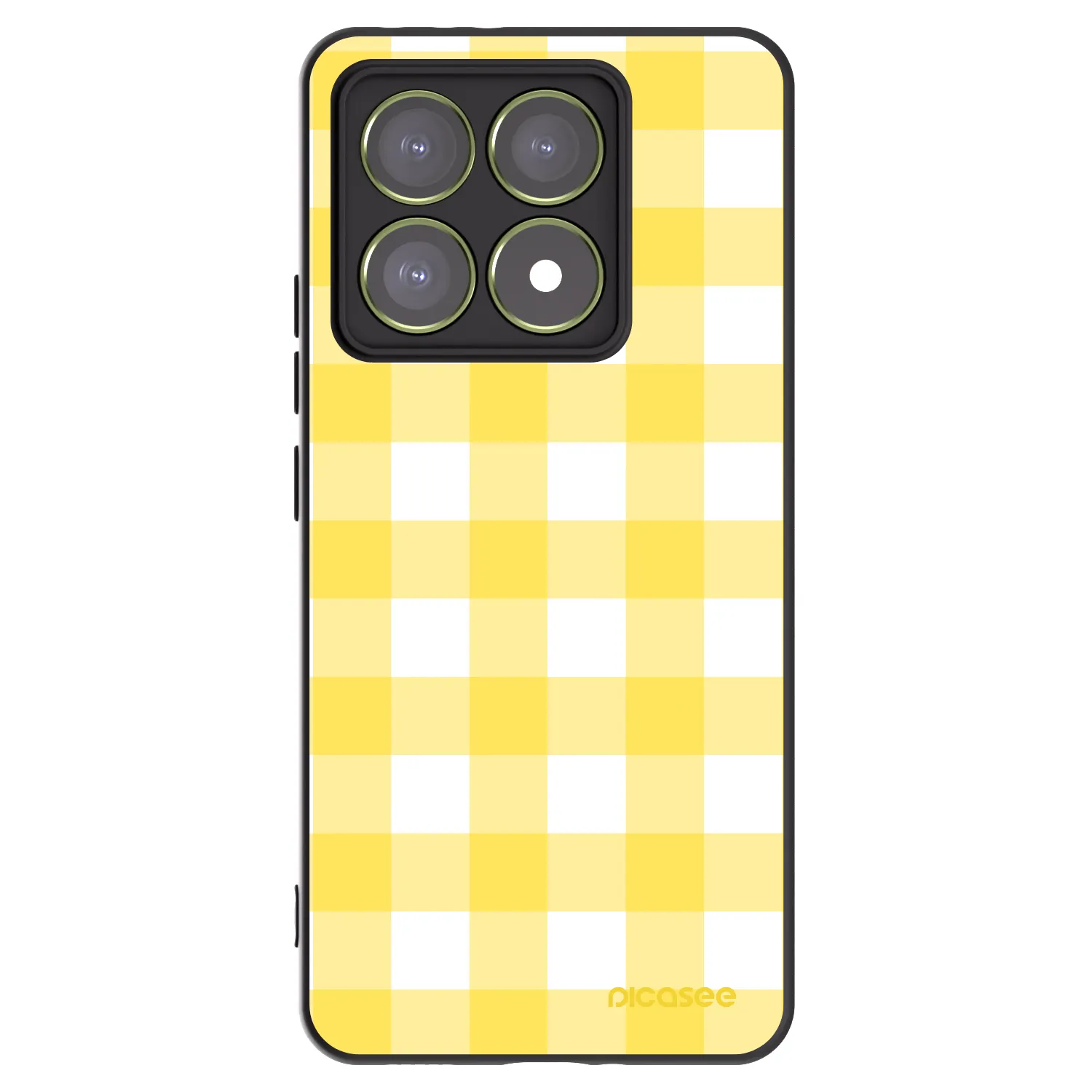 Picasee fekete szilikon tok az alábbi mobiltelefonokra Xiaomi 14T - Gride lemon
