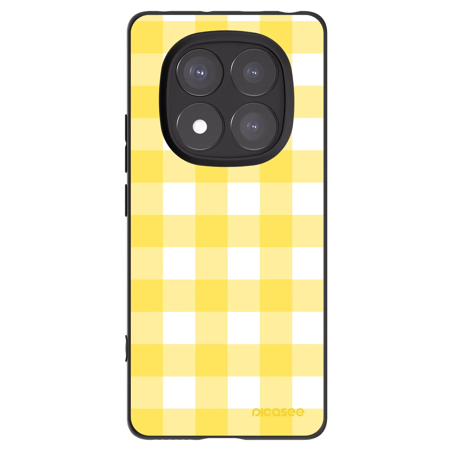 Picasee fekete szilikon tok az alábbi mobiltelefonokra Xiaomi Redmi Note 14 Pro 5G - Gride lemon