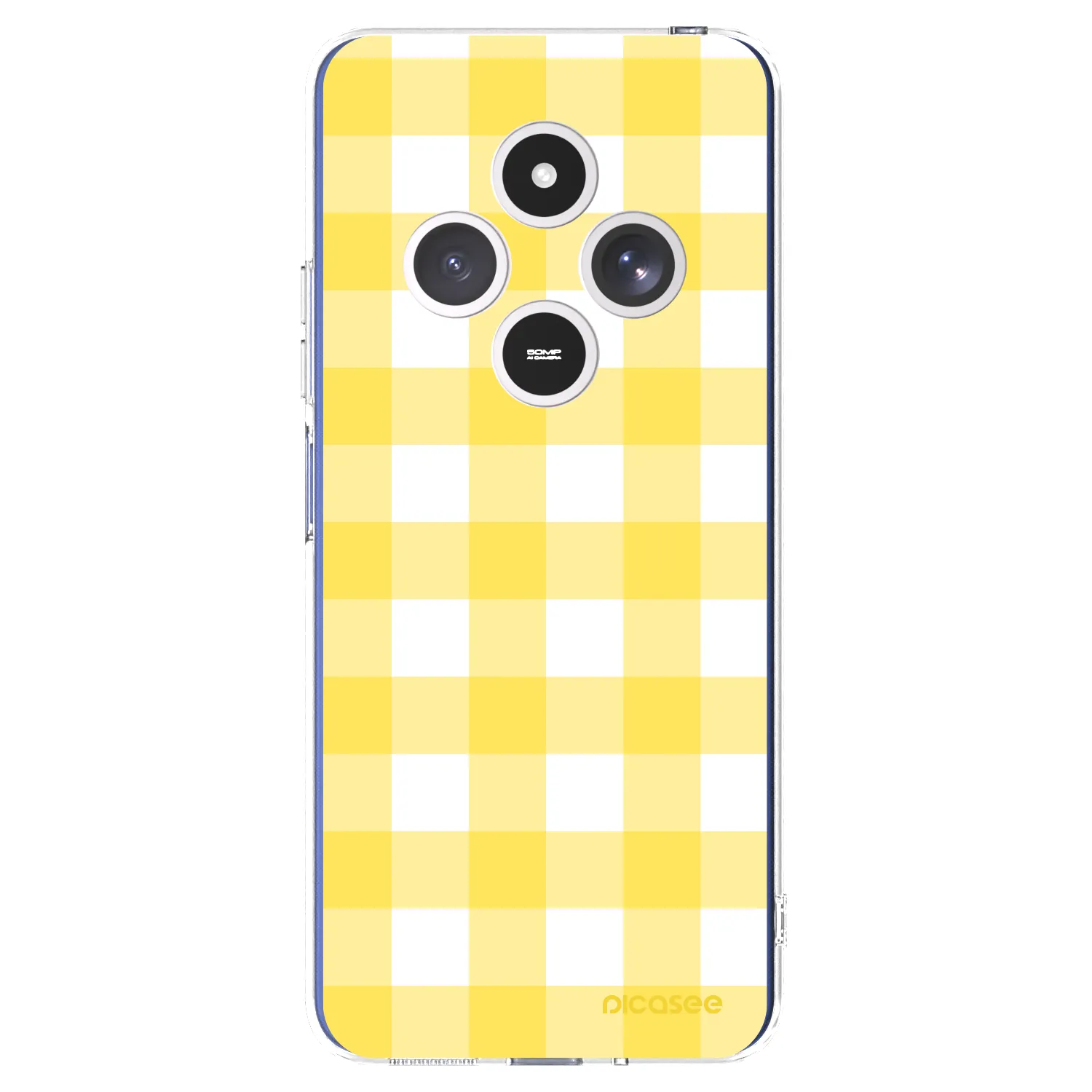 Picasee átlátszó szilikon tok az alábbi mobiltelefonokra Xiaomi Redmi 14C - Gride lemon