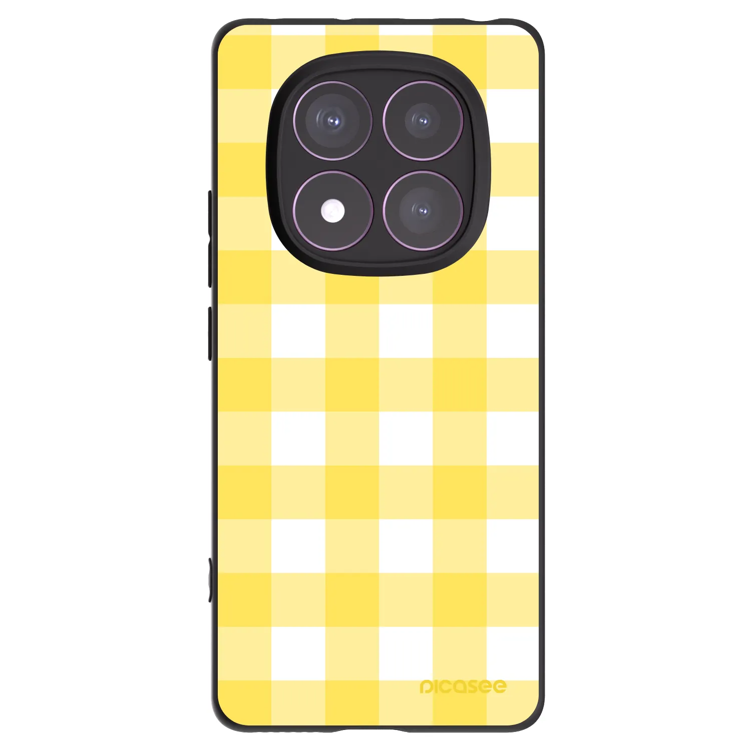Picasee fekete szilikon tok az alábbi mobiltelefonokra Xiaomi Redmi Note 14 Pro 4G - Gride lemon