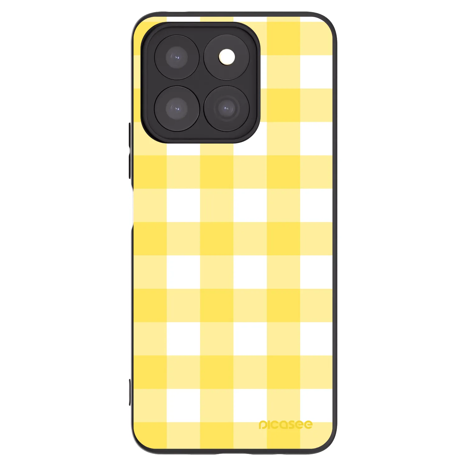 Picasee fekete szilikon tok az alábbi mobiltelefonokra Honor X8c - Gride lemon