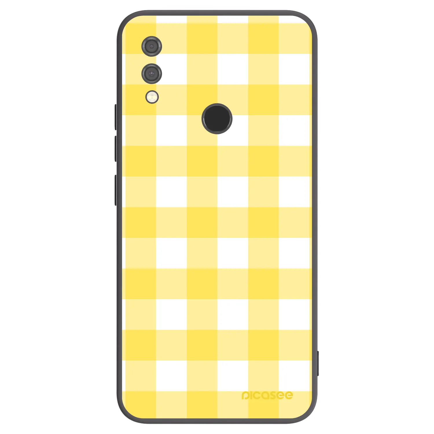 Picasee fekete szilikon tok az alábbi mobiltelefonokra Xiaomi Redmi Note 7 - Gride lemon