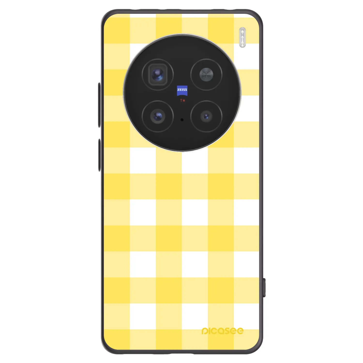 Picasee fekete szilikon tok az alábbi mobiltelefonokra Vivo X200 Pro - Gride lemon