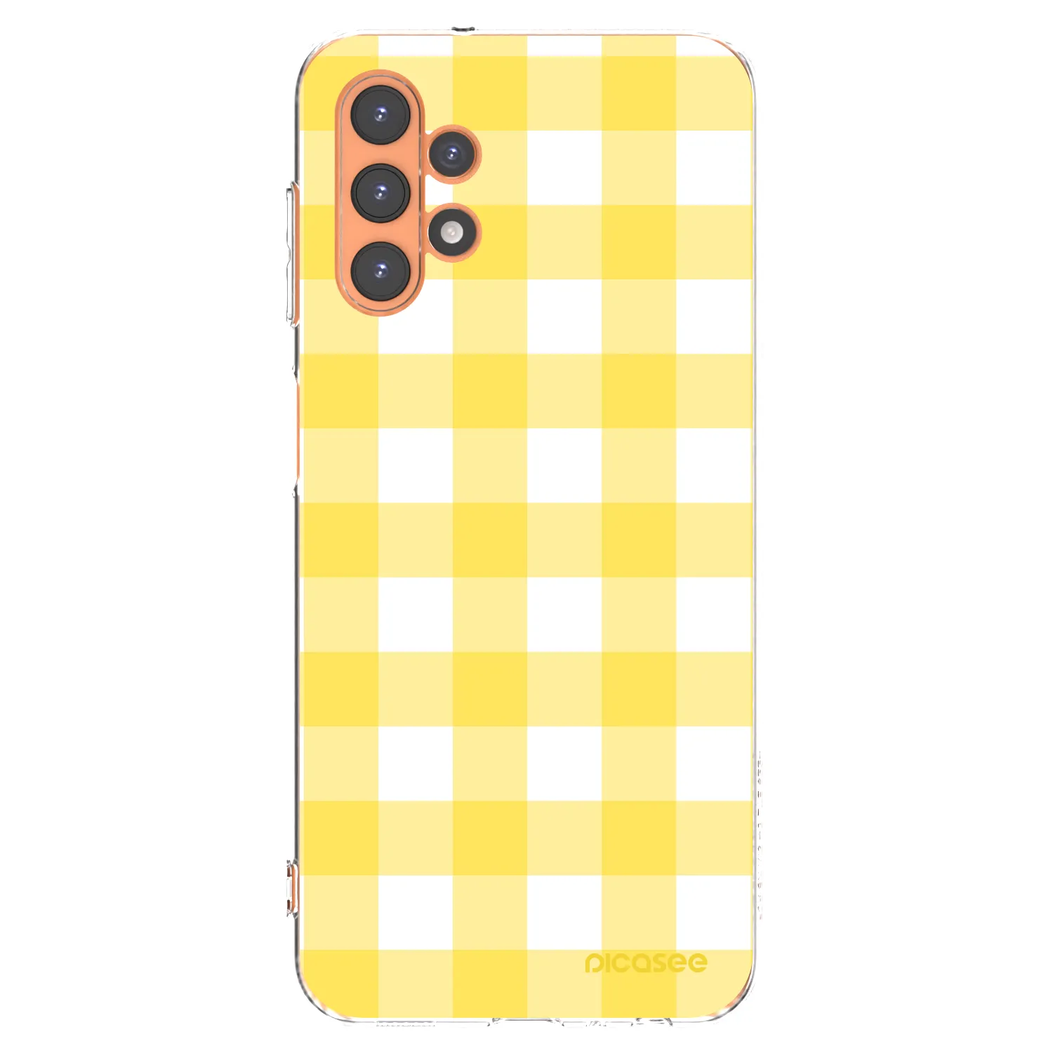 Picasee átlátszó szilikon tok az alábbi mobiltelefonokra Samsung Galaxy A13 5G - Gride lemon